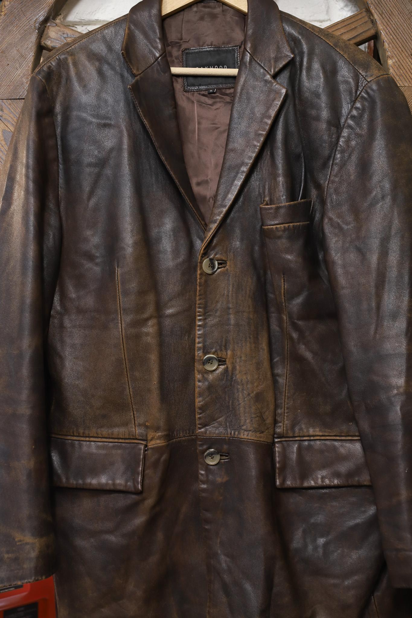 70s Cowboy Western Deri Ceket