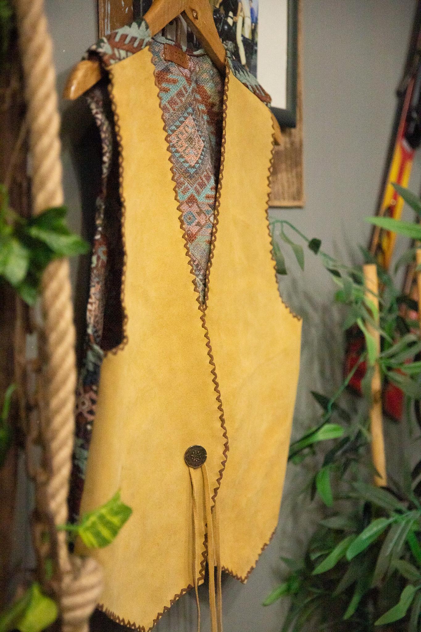 70s Golden Vest Yelek