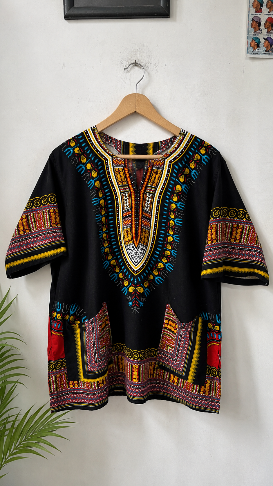70s&90s Afro Geleneksel Gömlek
