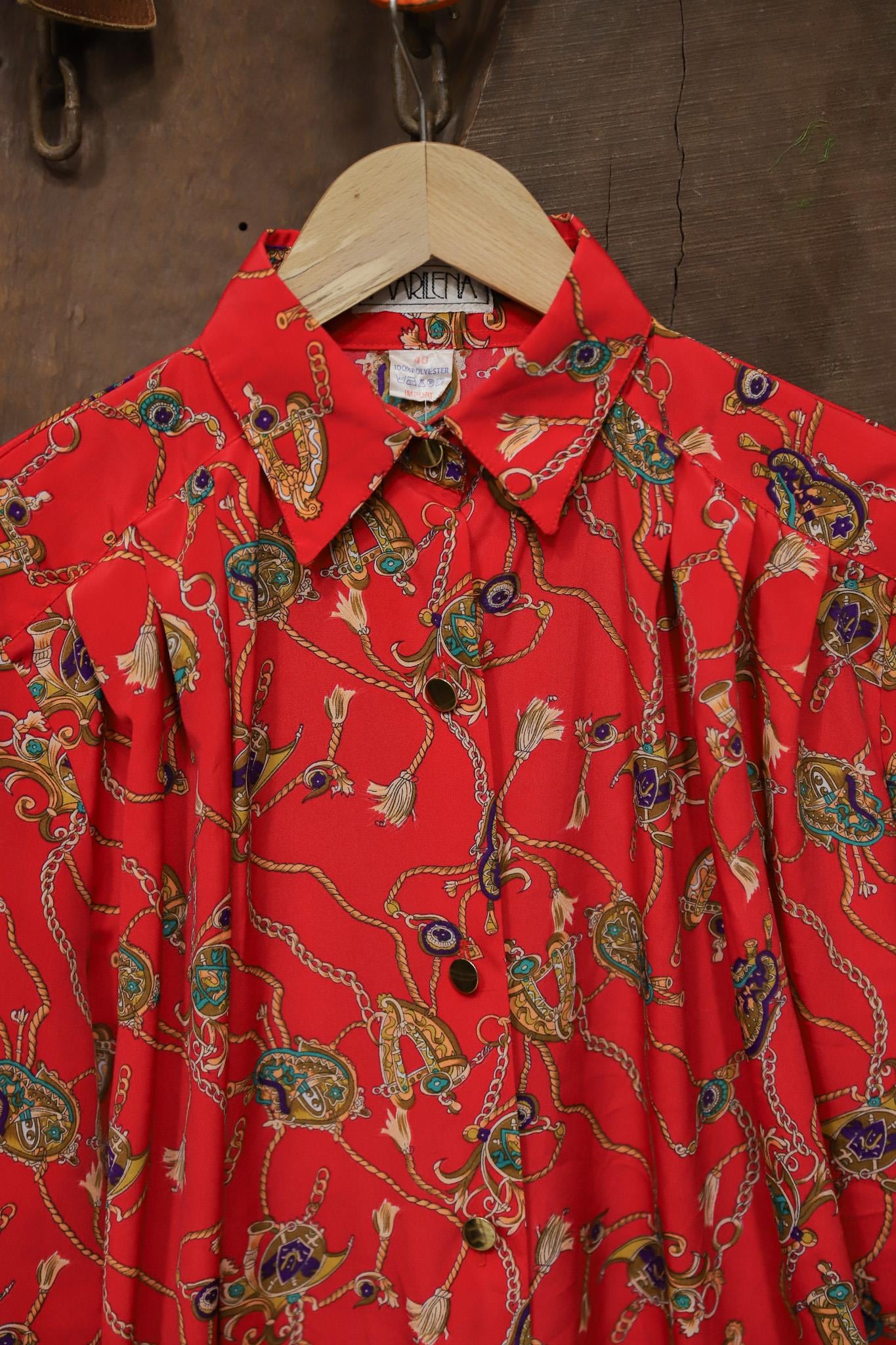 80s Baroque Chain Gömlek