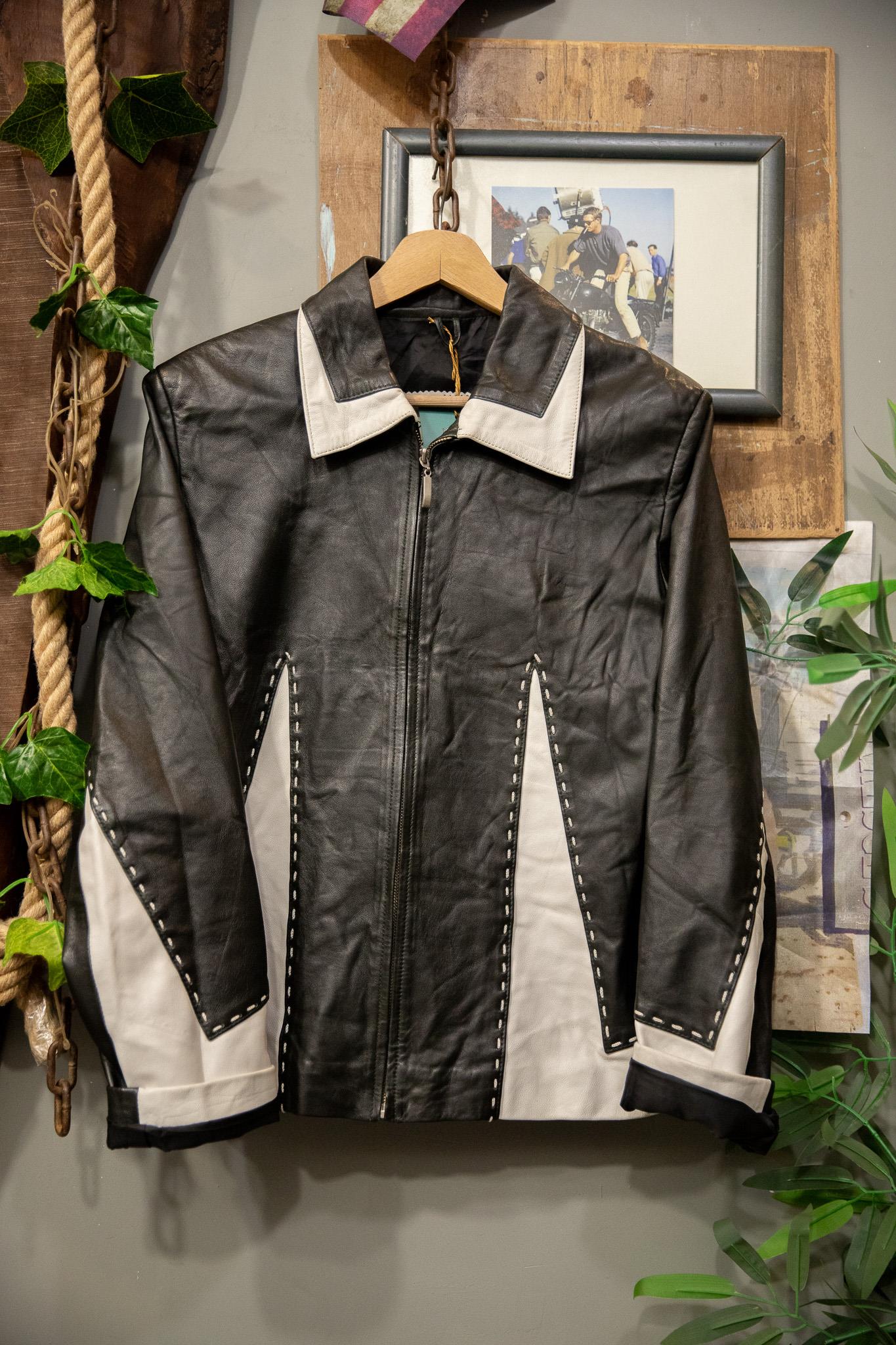 80s Classic Biker Deri Ceket