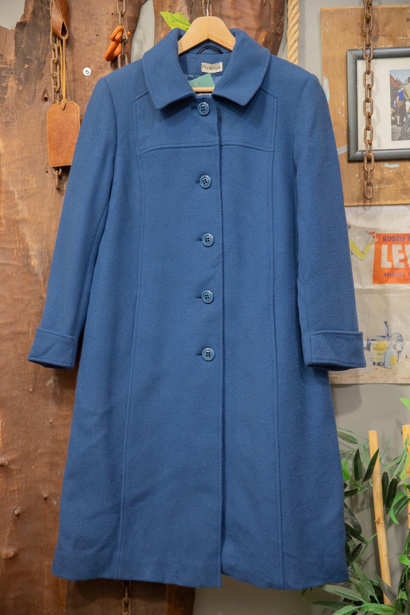 80s Classic Saks Kaşe Kaban