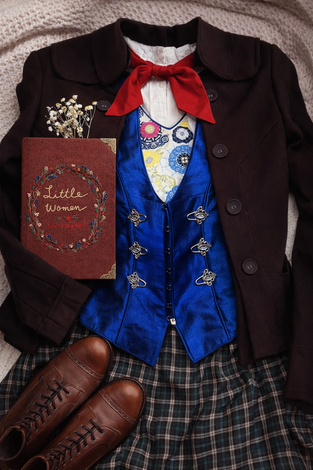 80s Dirndl Style Korse/Yelek