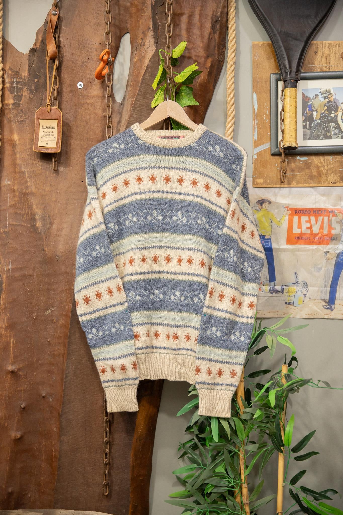 80s Nordic Wool Kazak