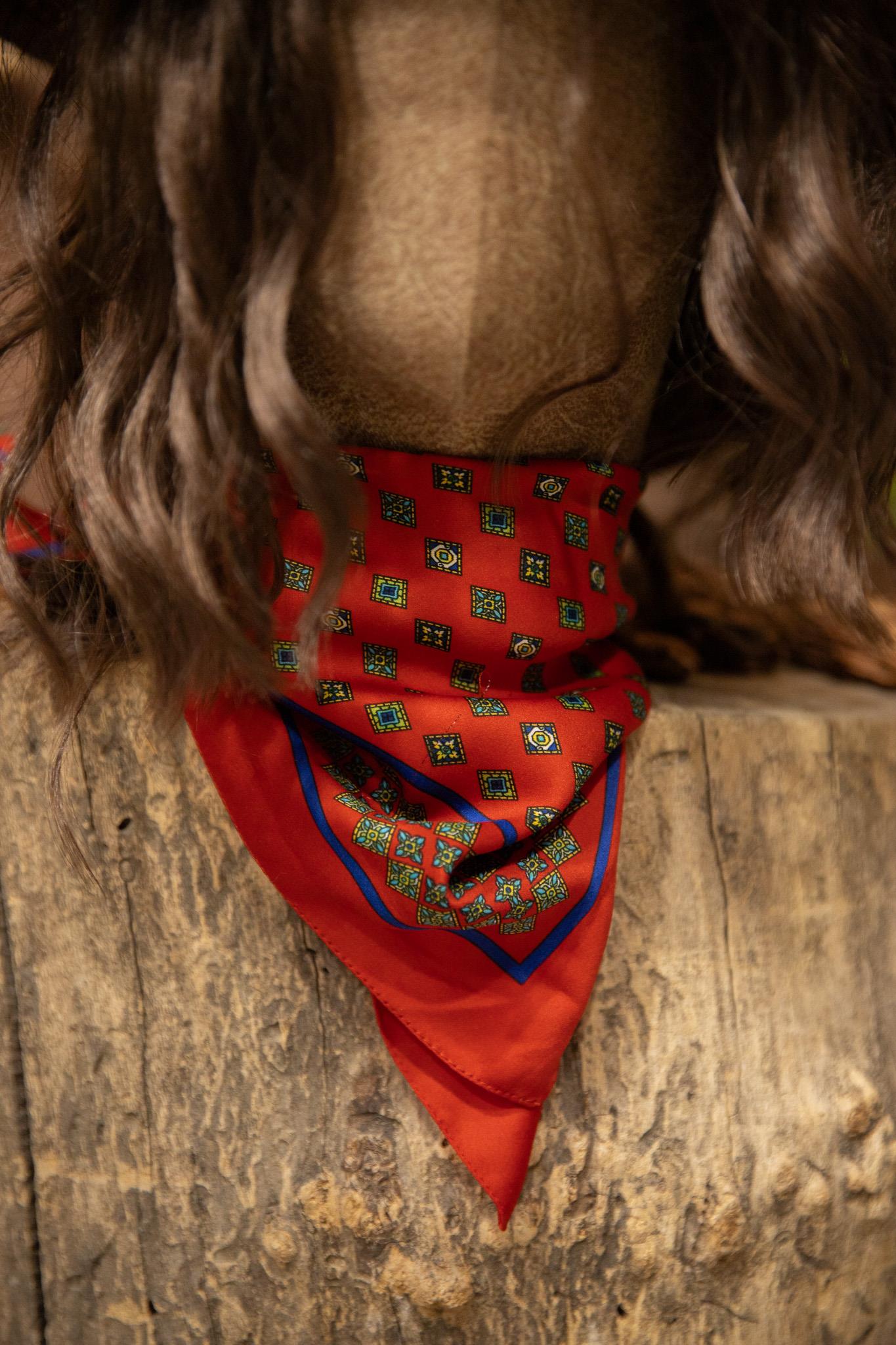 80s Silk Mozaik Fular