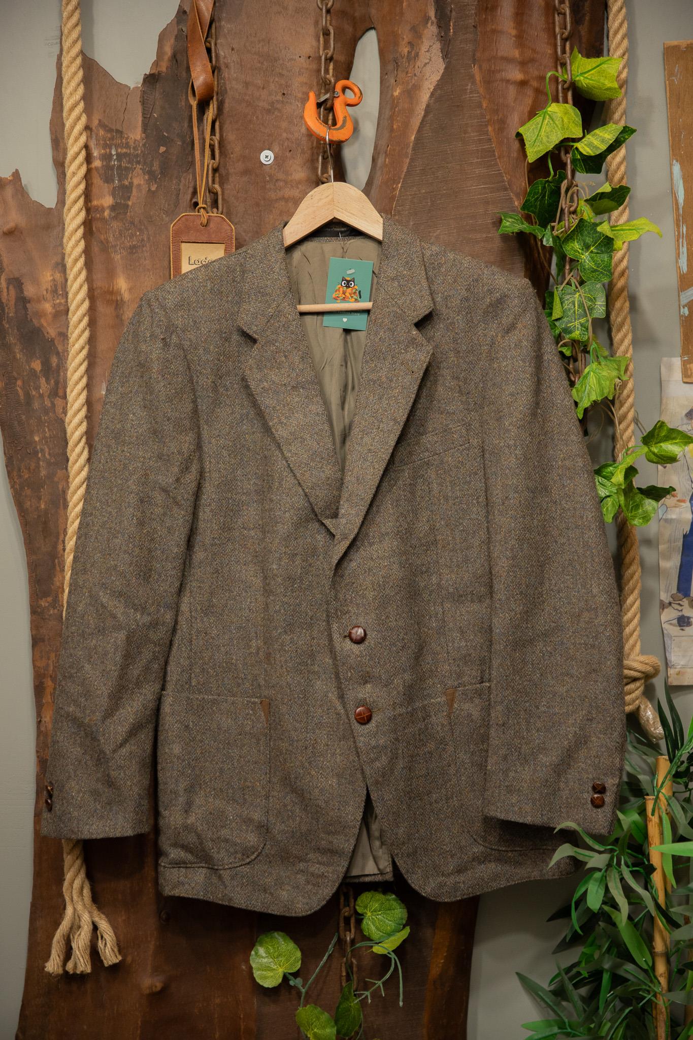 80s Tweed Oversize Classic Yün Ceket