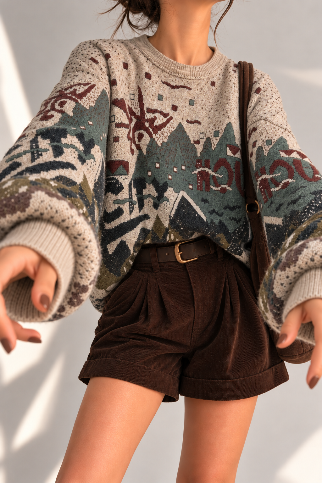 80s/90s Earth Tones City Kazak