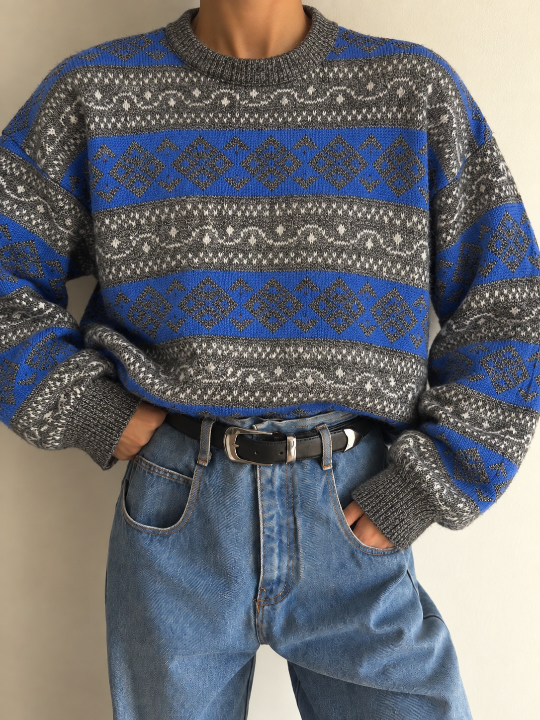 80s/90s Etnik Triko Kazak