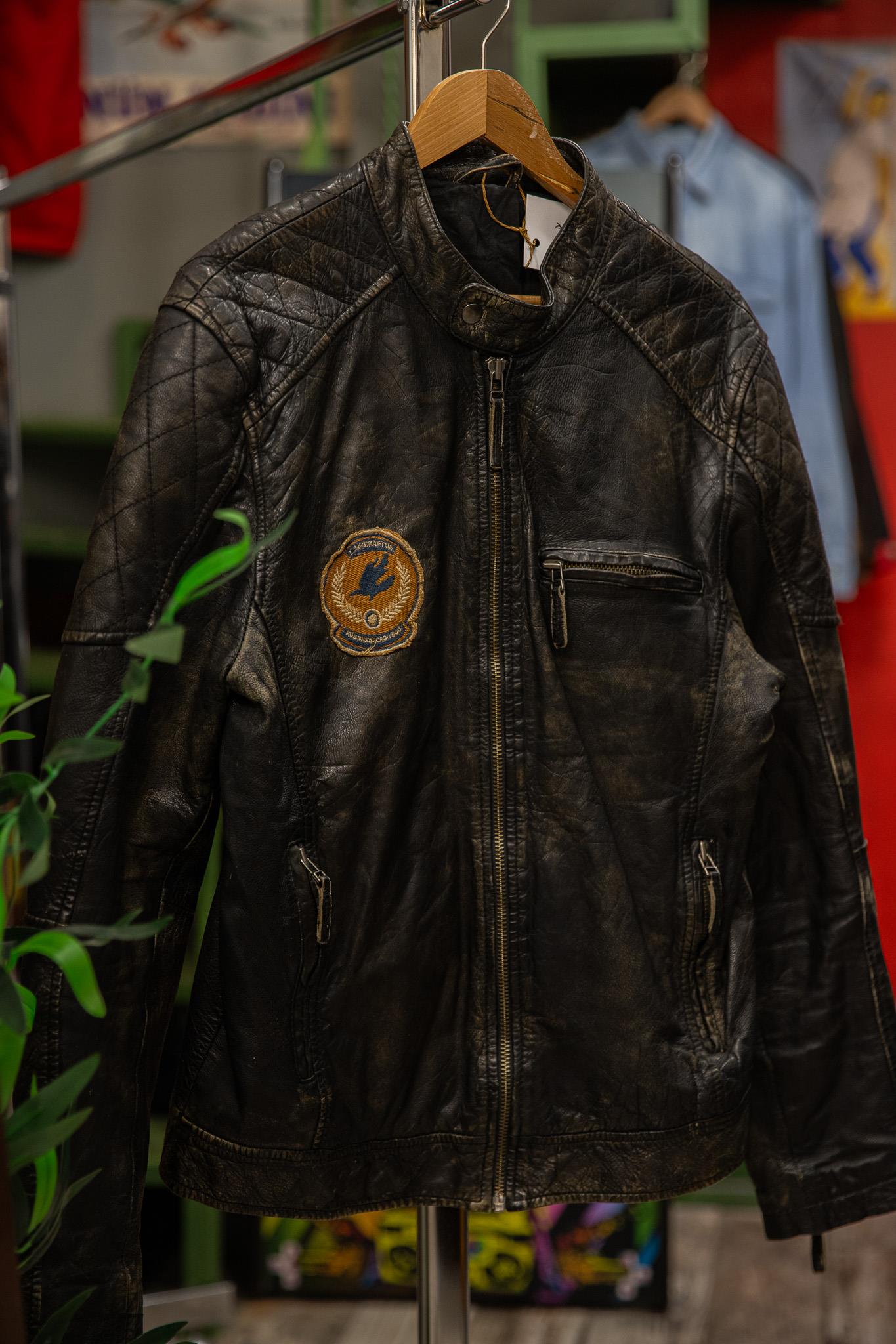 90s American Biker Tarz Unisex Deri Ceket