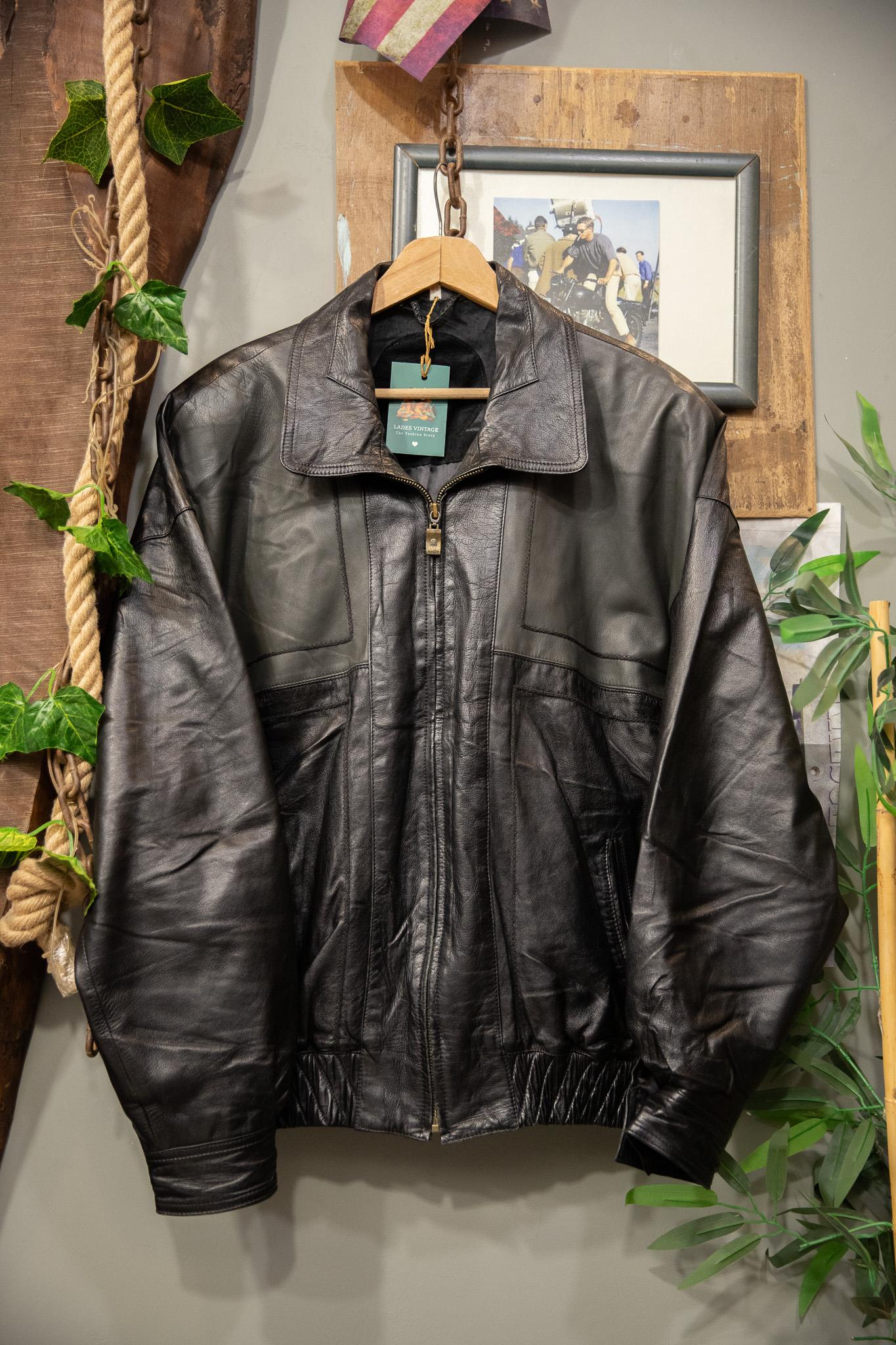 90s Bomber Deri Ceket