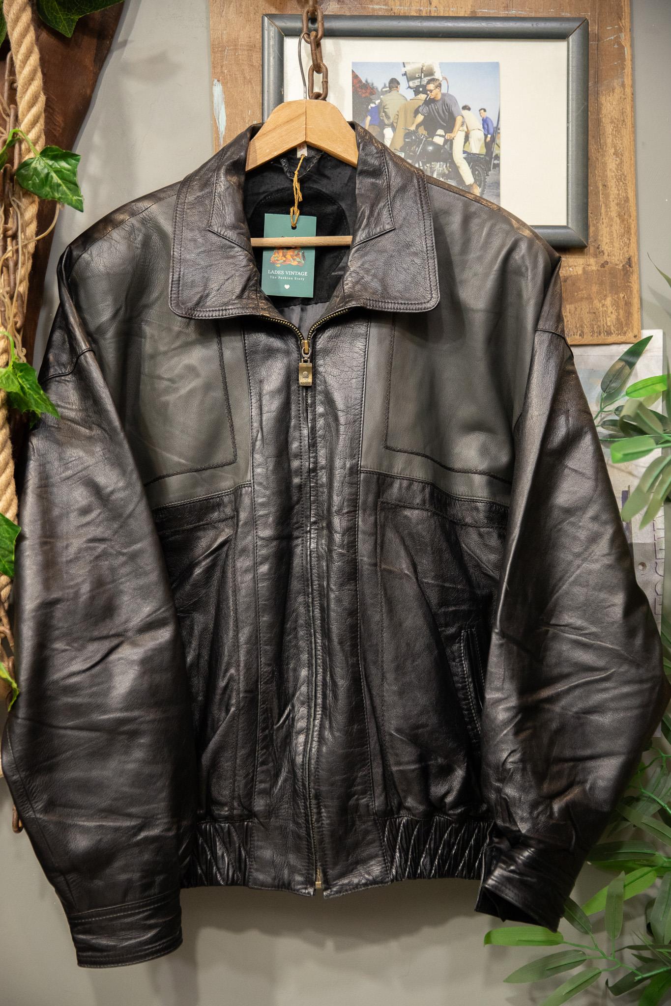 90s Bomber Deri Ceket