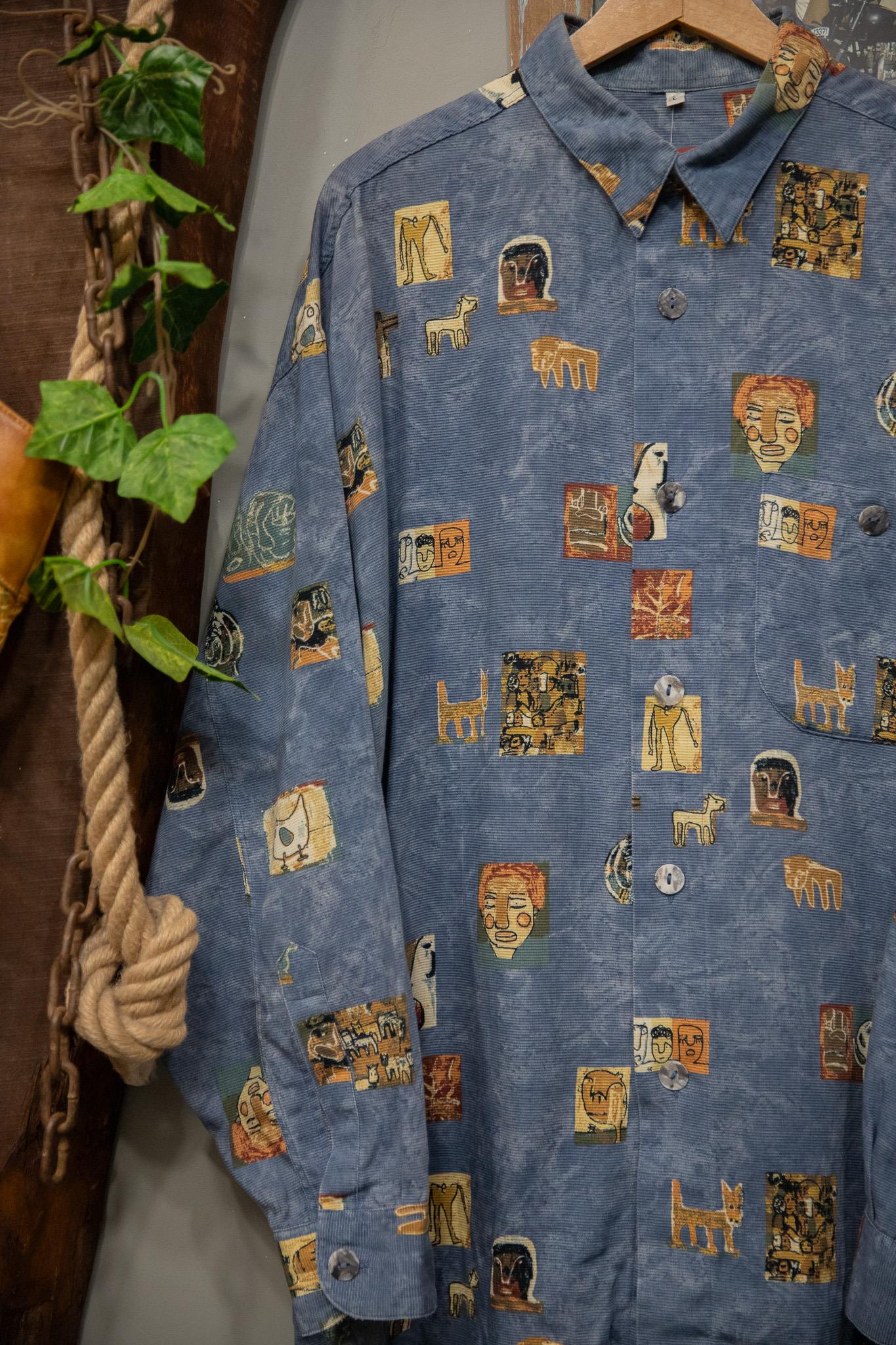 90s England Tasarım Gömlek