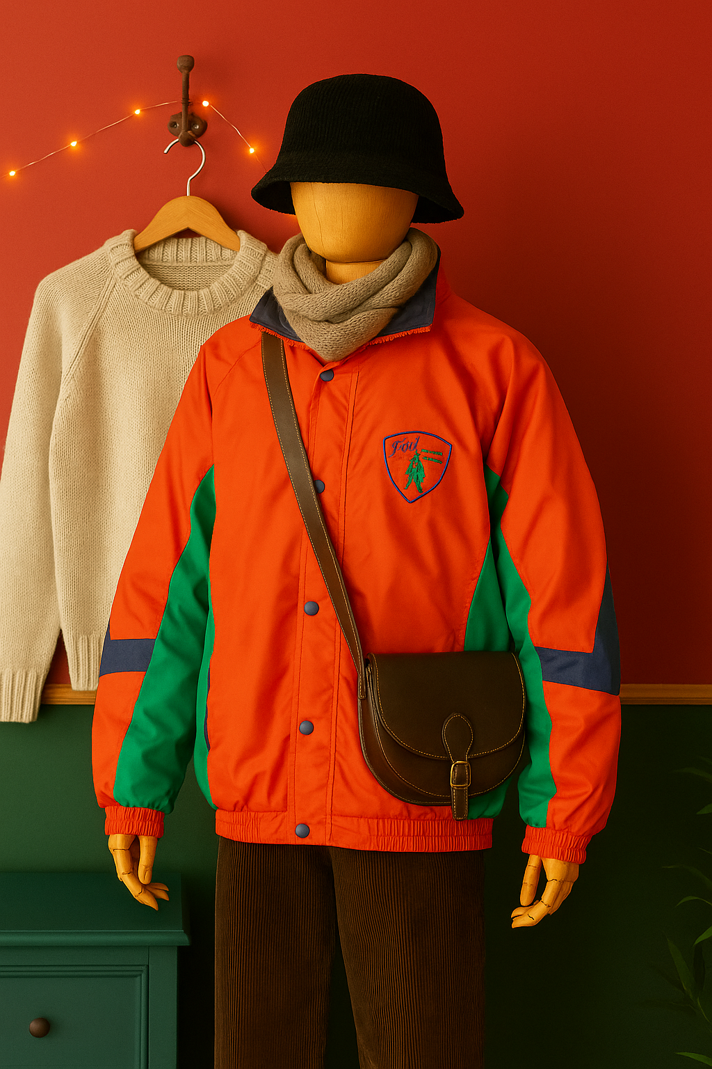 90s GOLF Club Kapüşonlu Spor Ceket