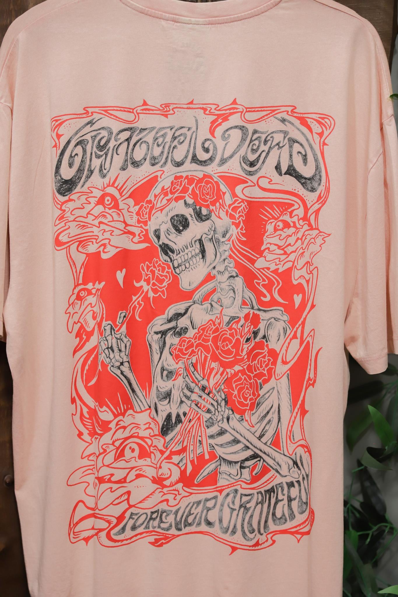 90s Grateful Dead Pink Tişört