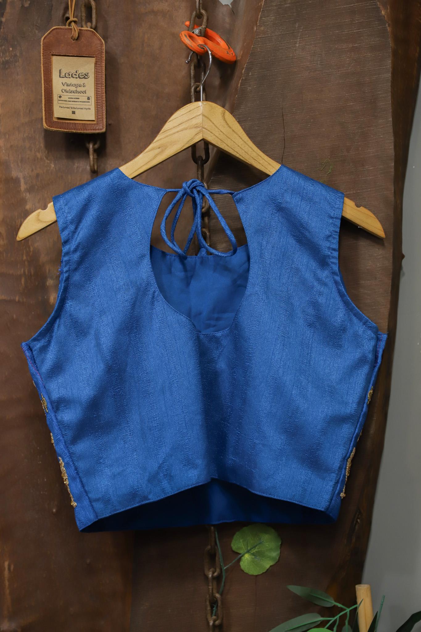 90s Nakışlı Boho Crop