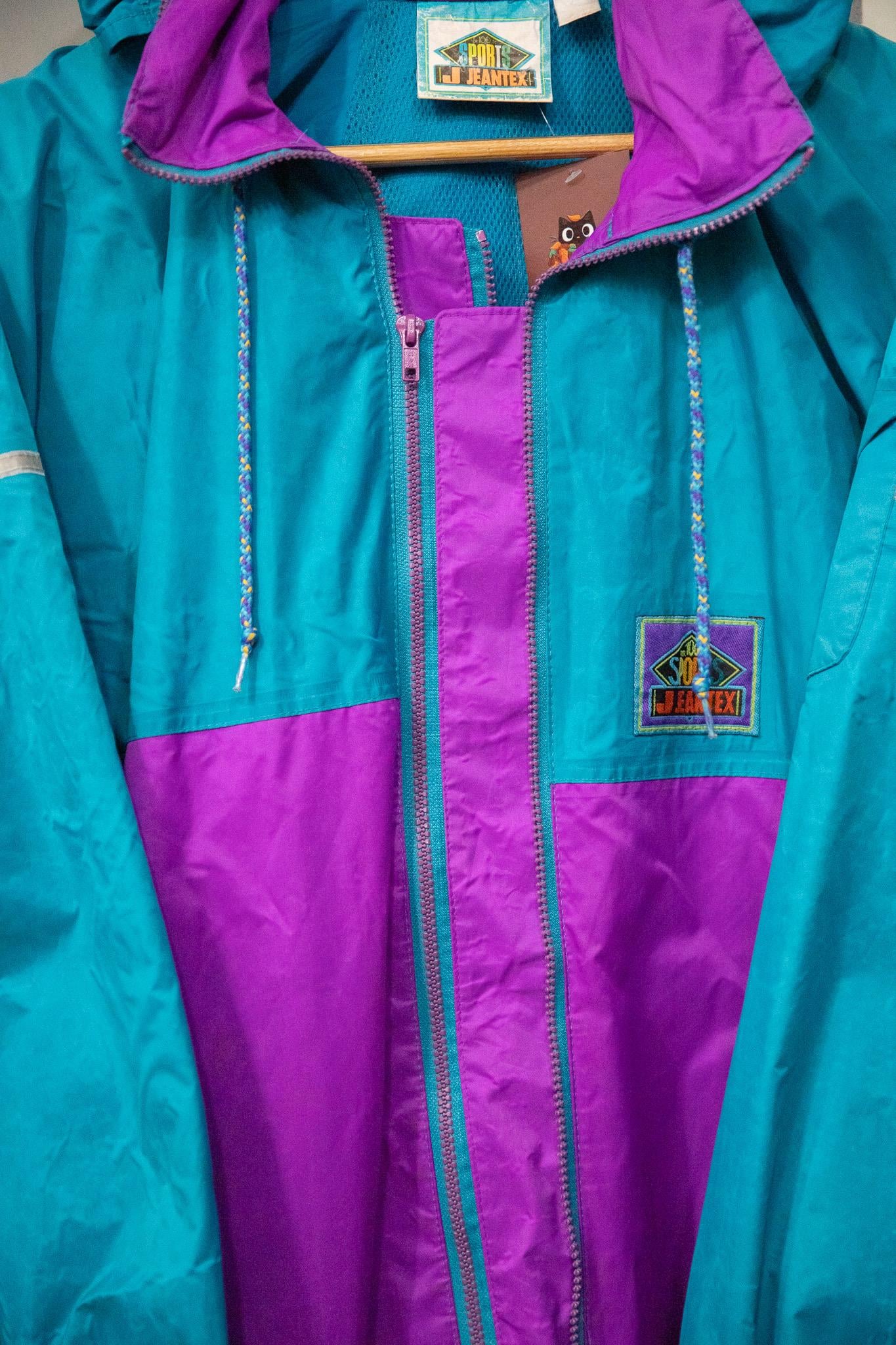 90s Neon Magic Yağmurluk
