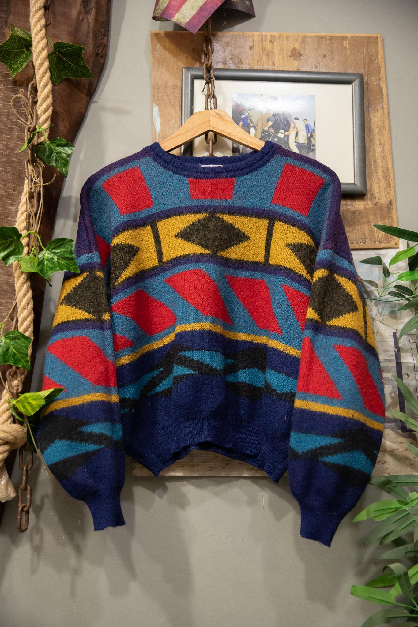 90s Oversize Color Splash Kazak