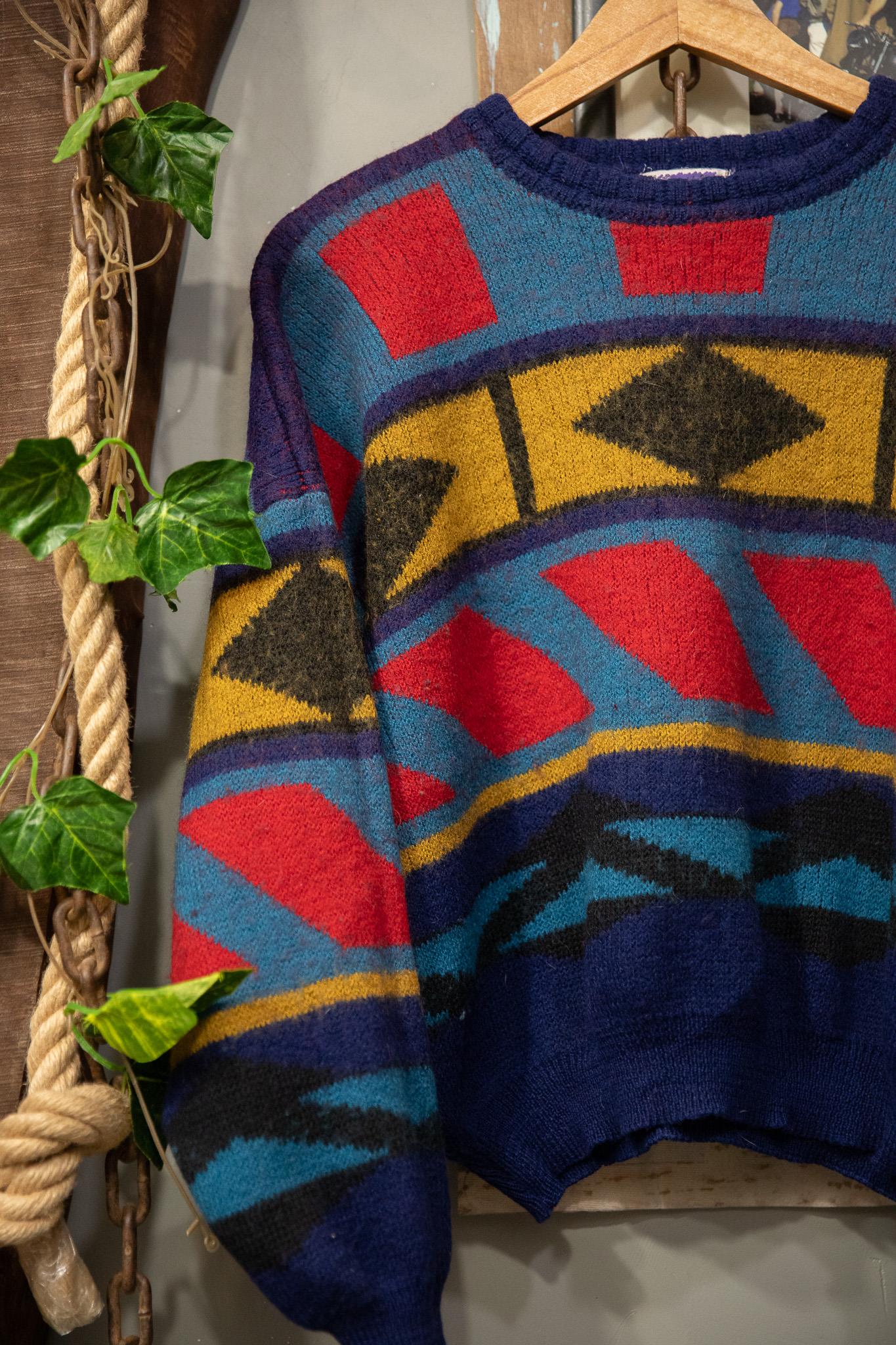 90s Oversize Color Splash Kazak