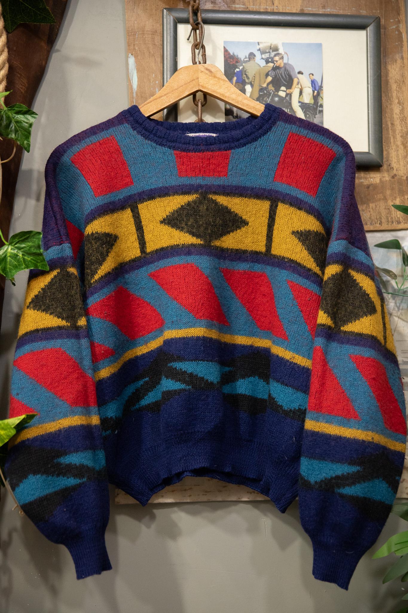 90s Oversize Color Splash Kazak