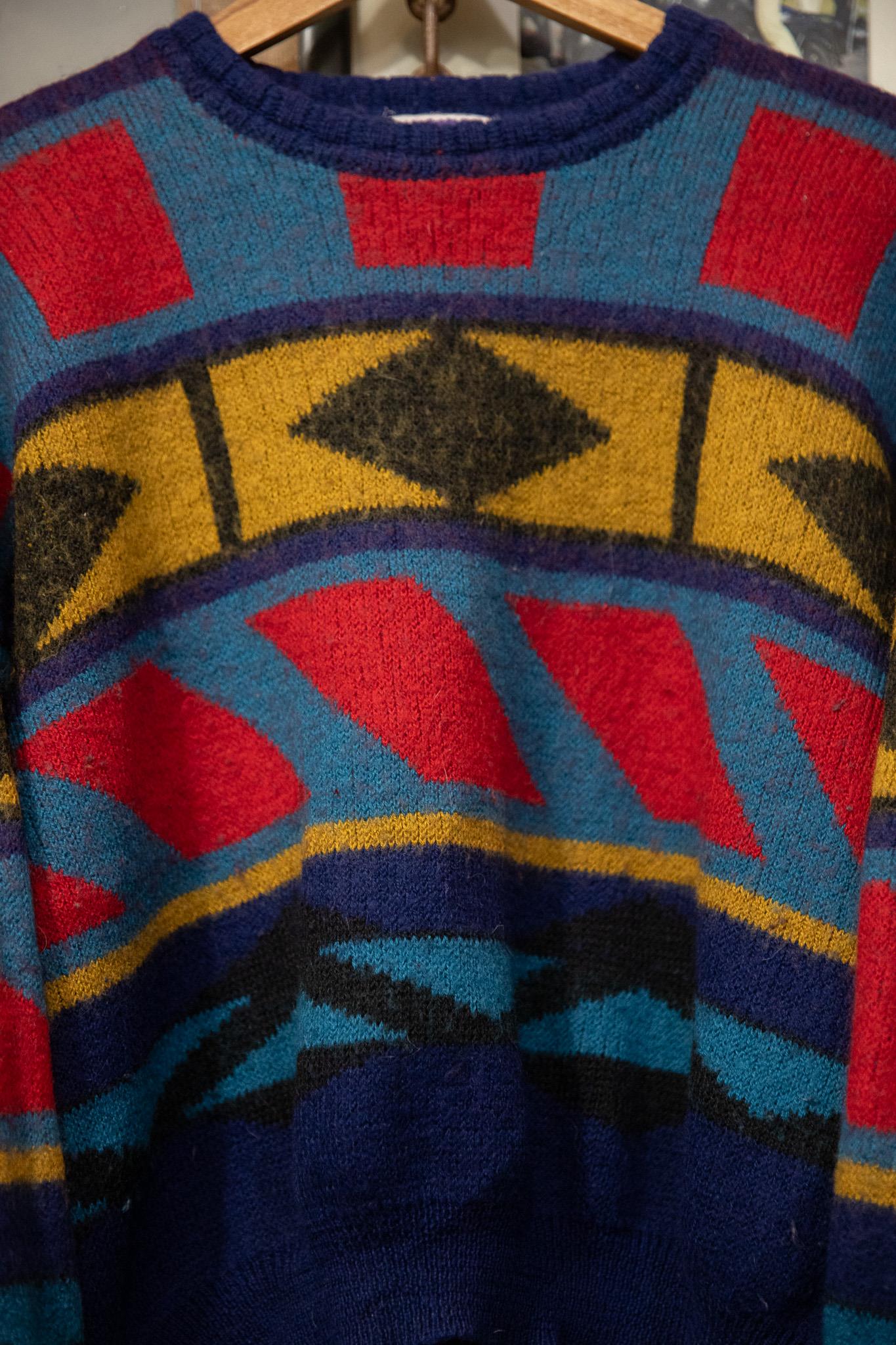90s Oversize Color Splash Kazak