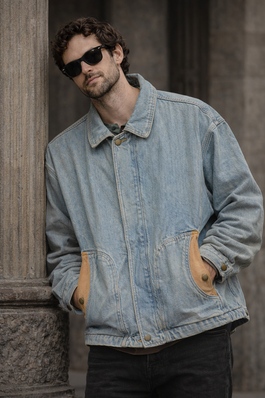 90s Oversize Custom Kot Ceket