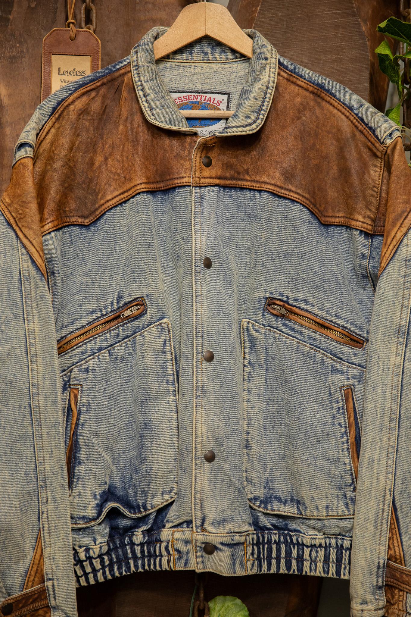 90s Oversize Custom Kot/Deri Ceket