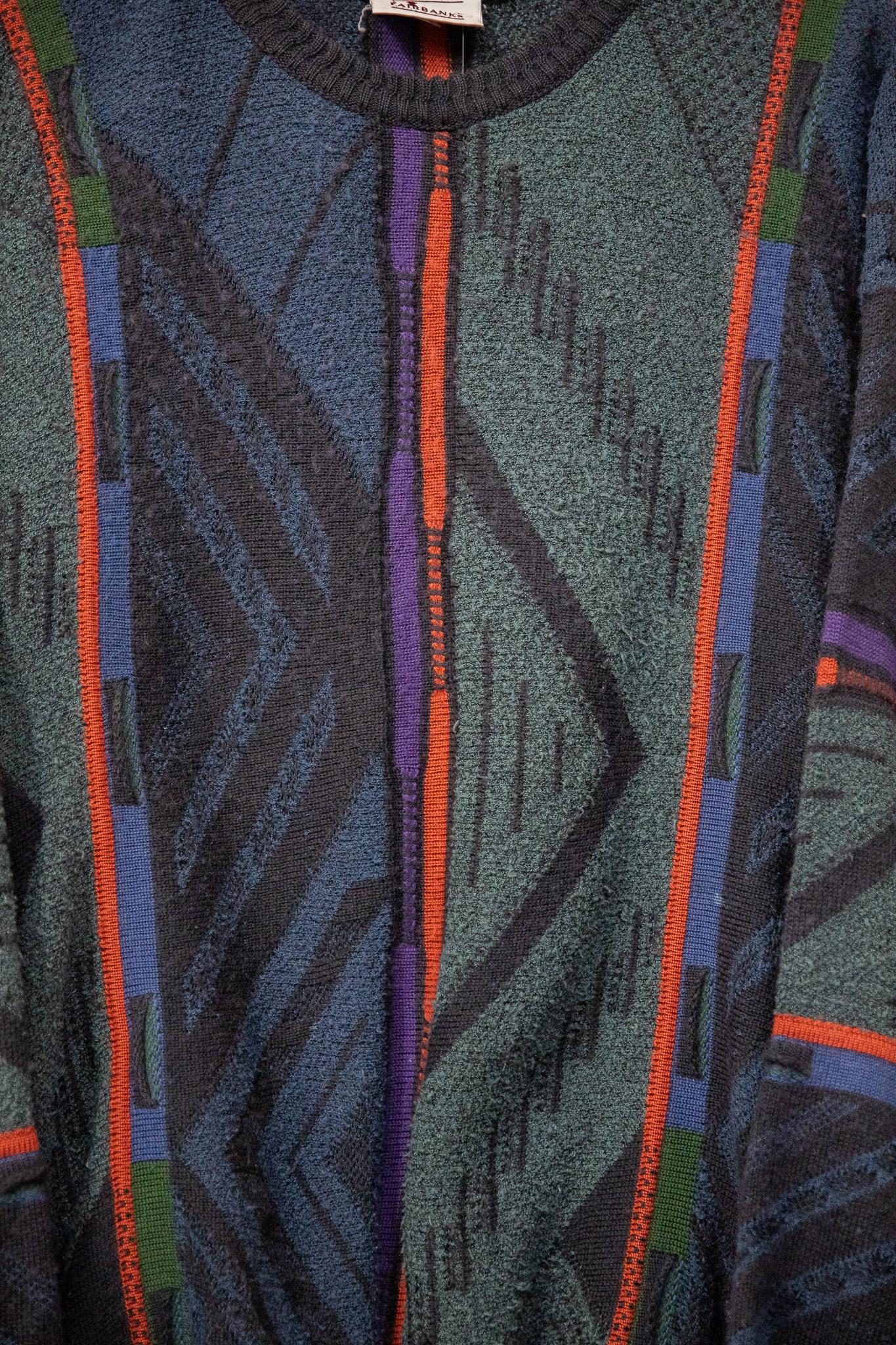 90s Oversize Örgü Kazak