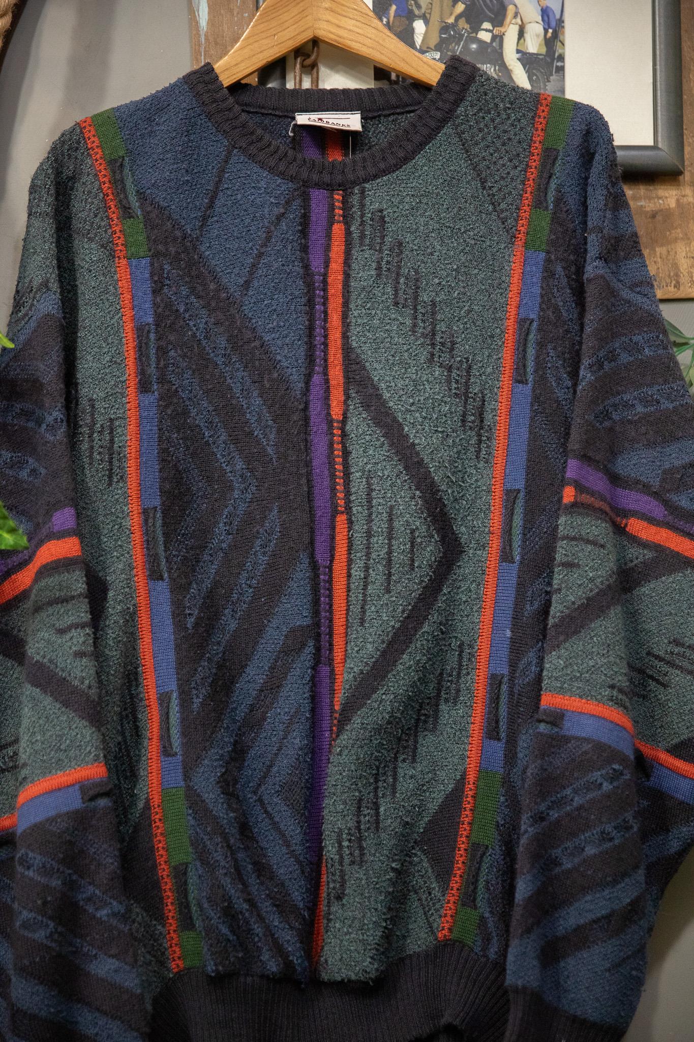 90s Oversize Örgü Kazak