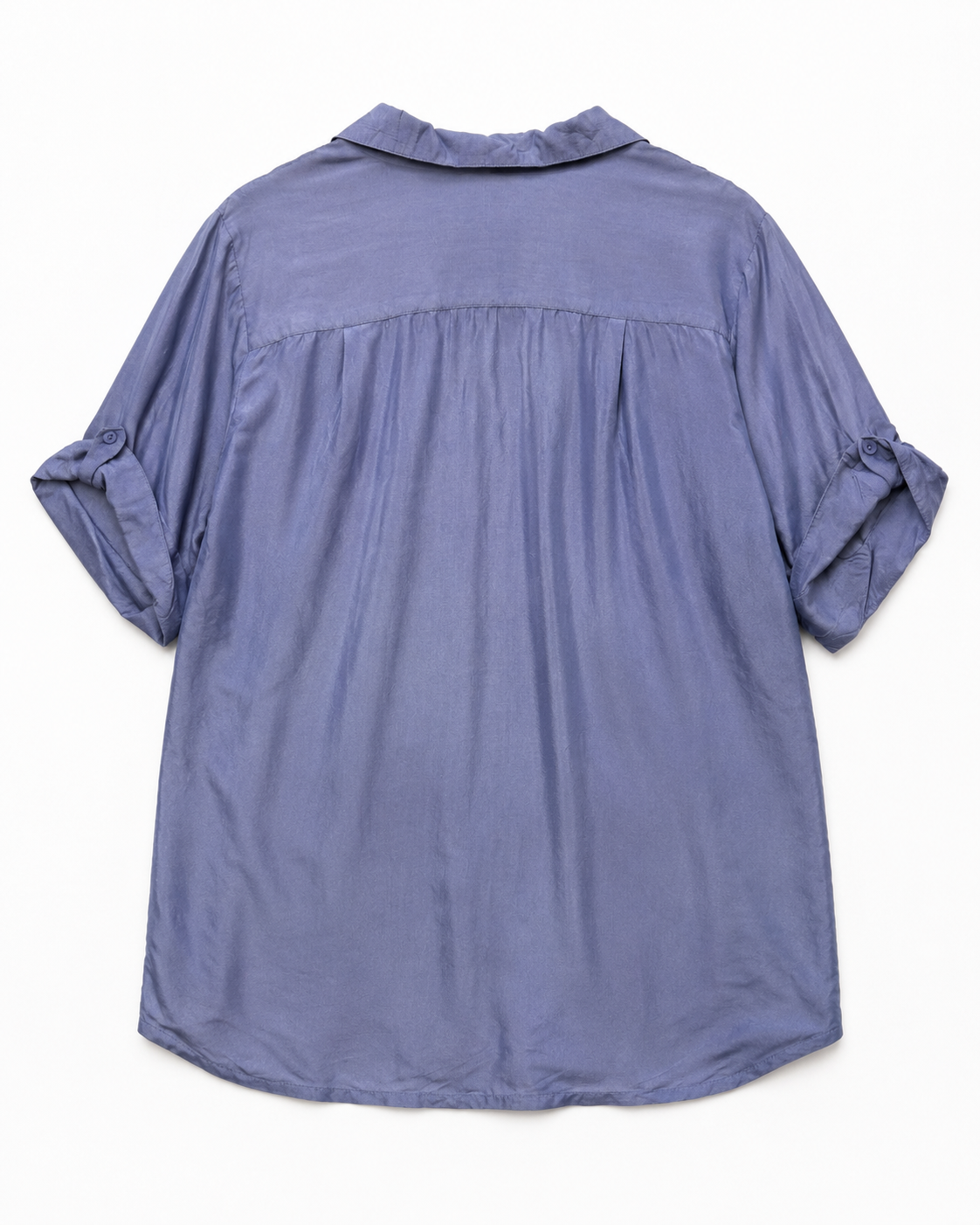 90s Purple Dökümlü Gömlek