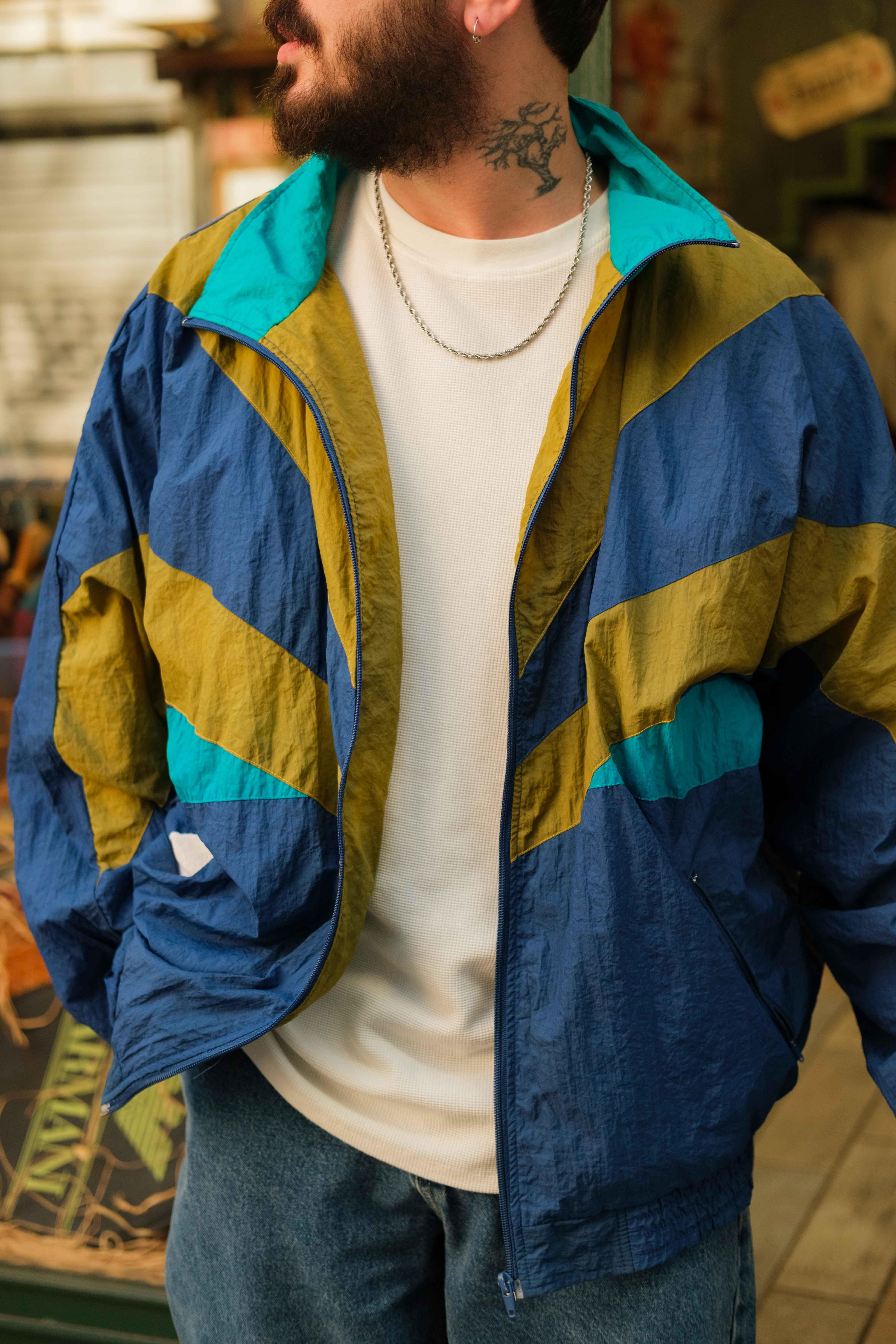90s Renkli Unisex Ceket