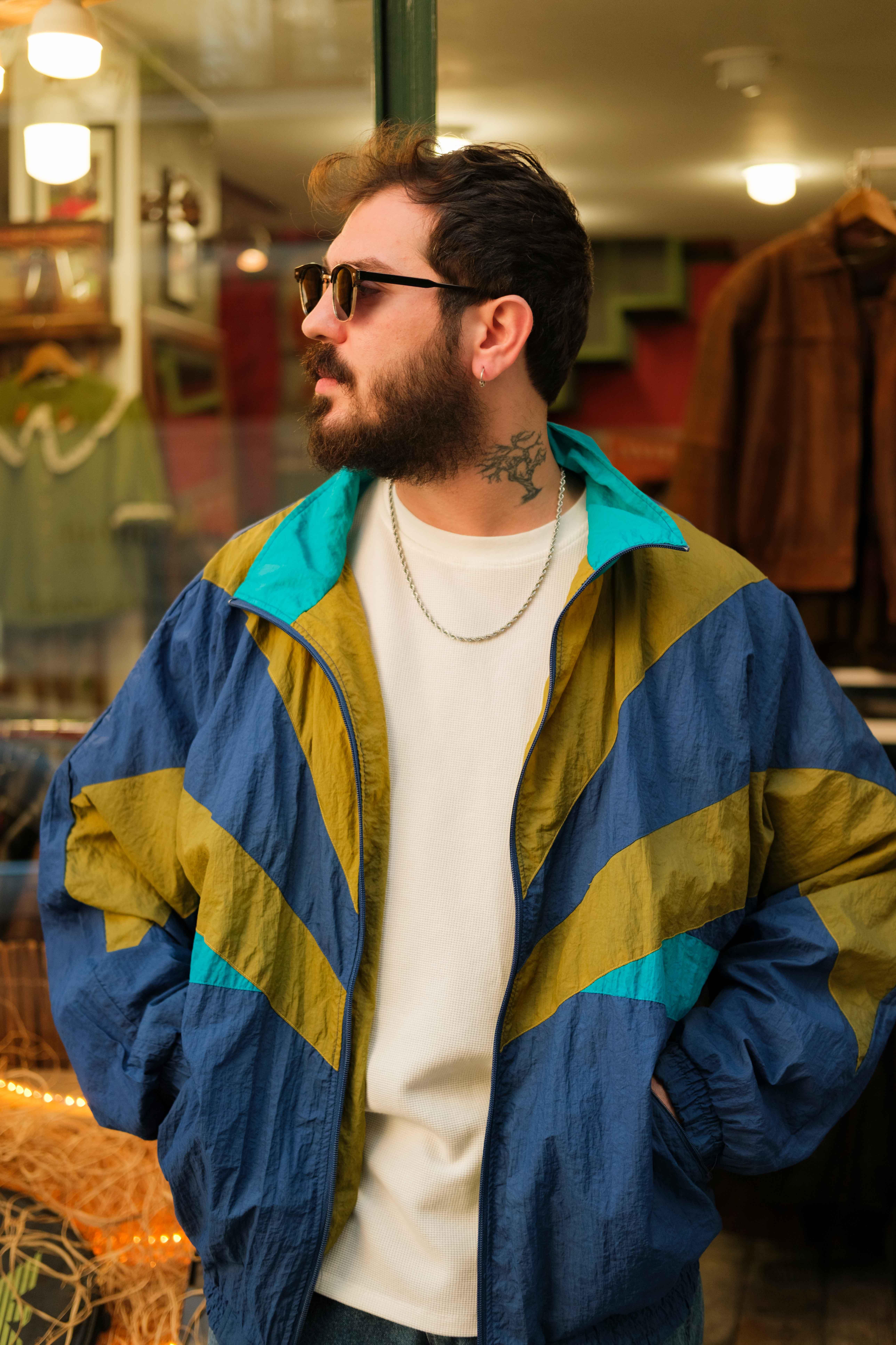 90s Renkli Unisex Ceket