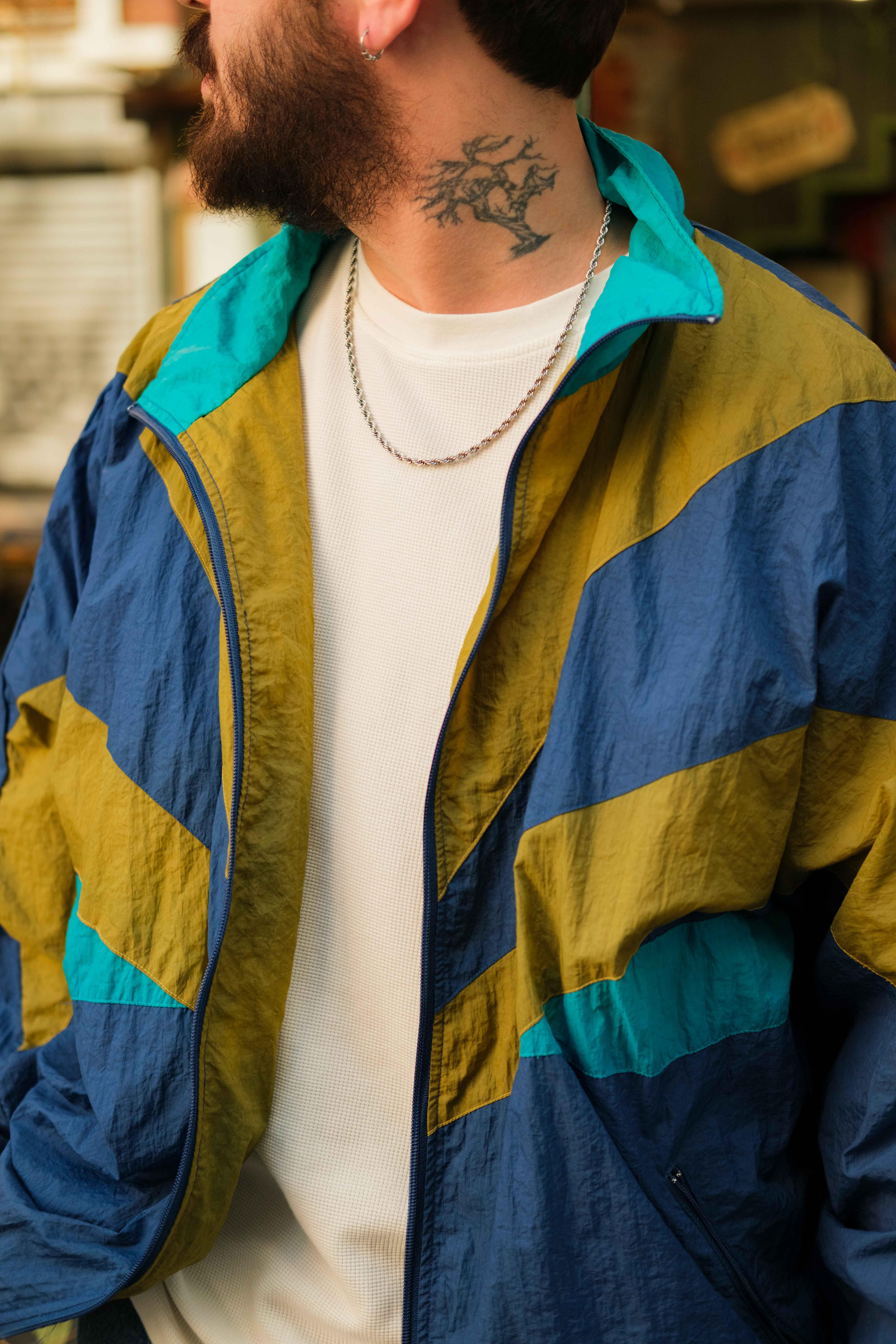 90s Renkli Unisex Ceket