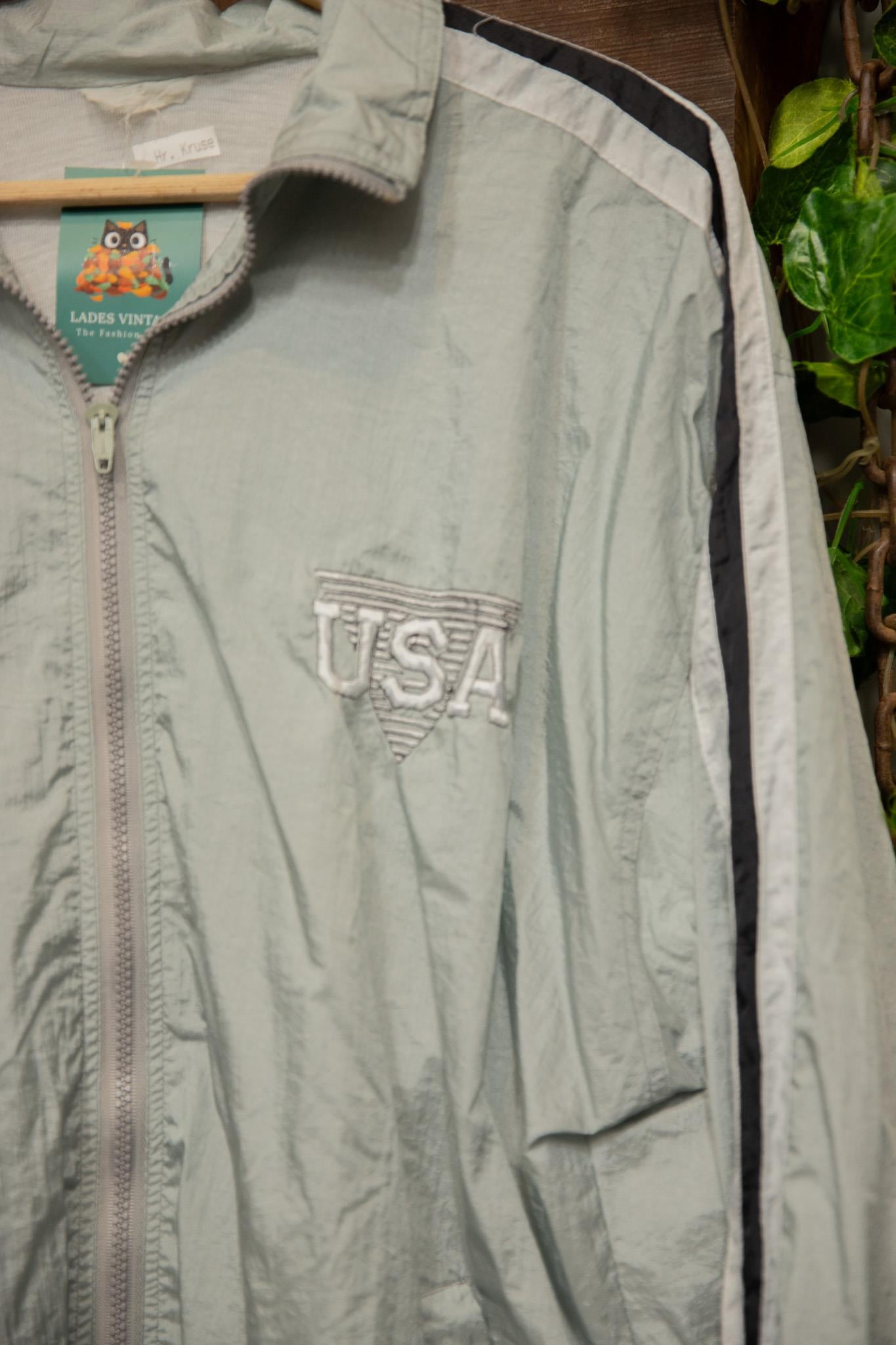90s Silver USA Nakışlı Ceket