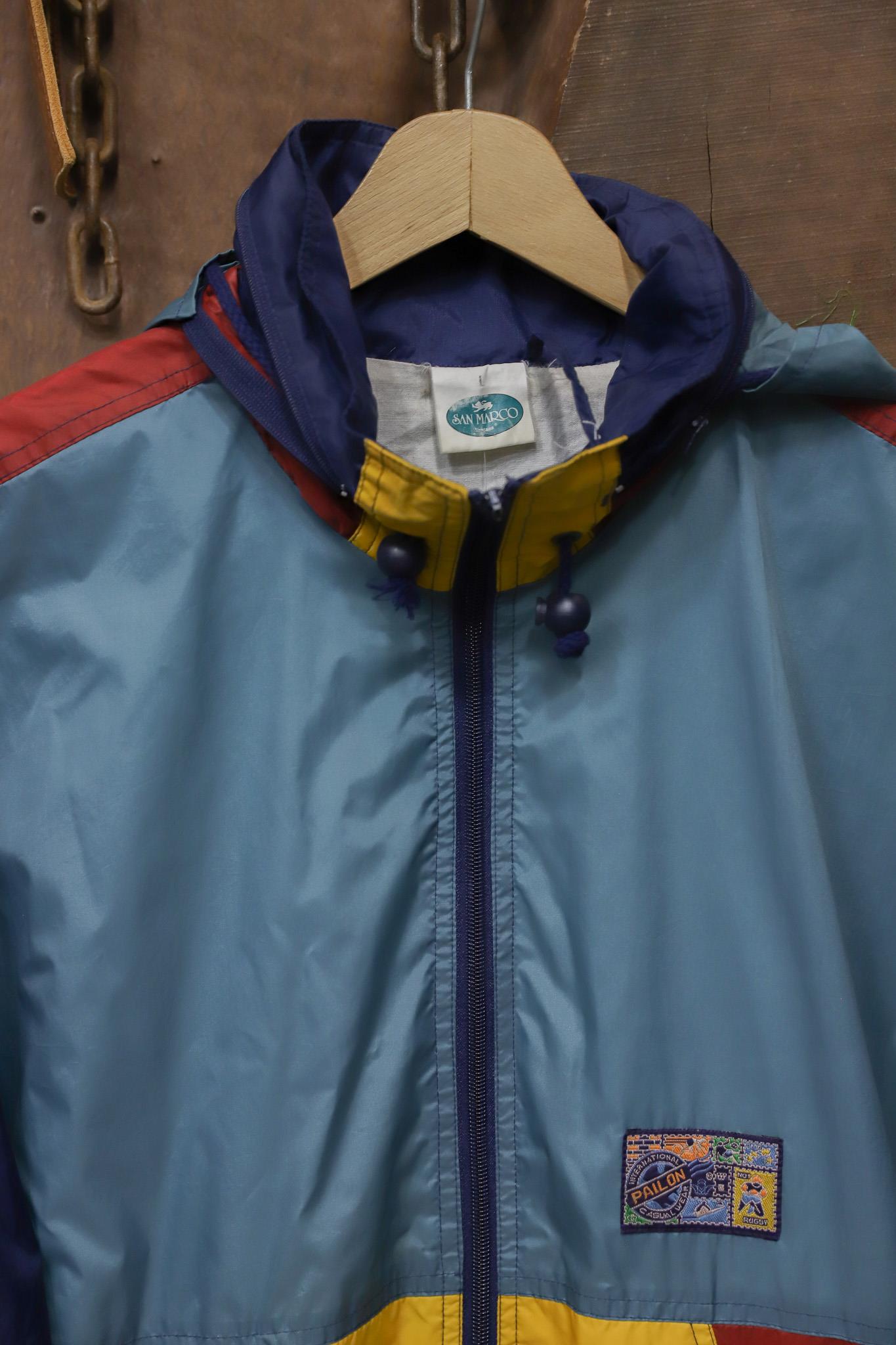 90s Sporty Oversize Yağmurluk/Ceket