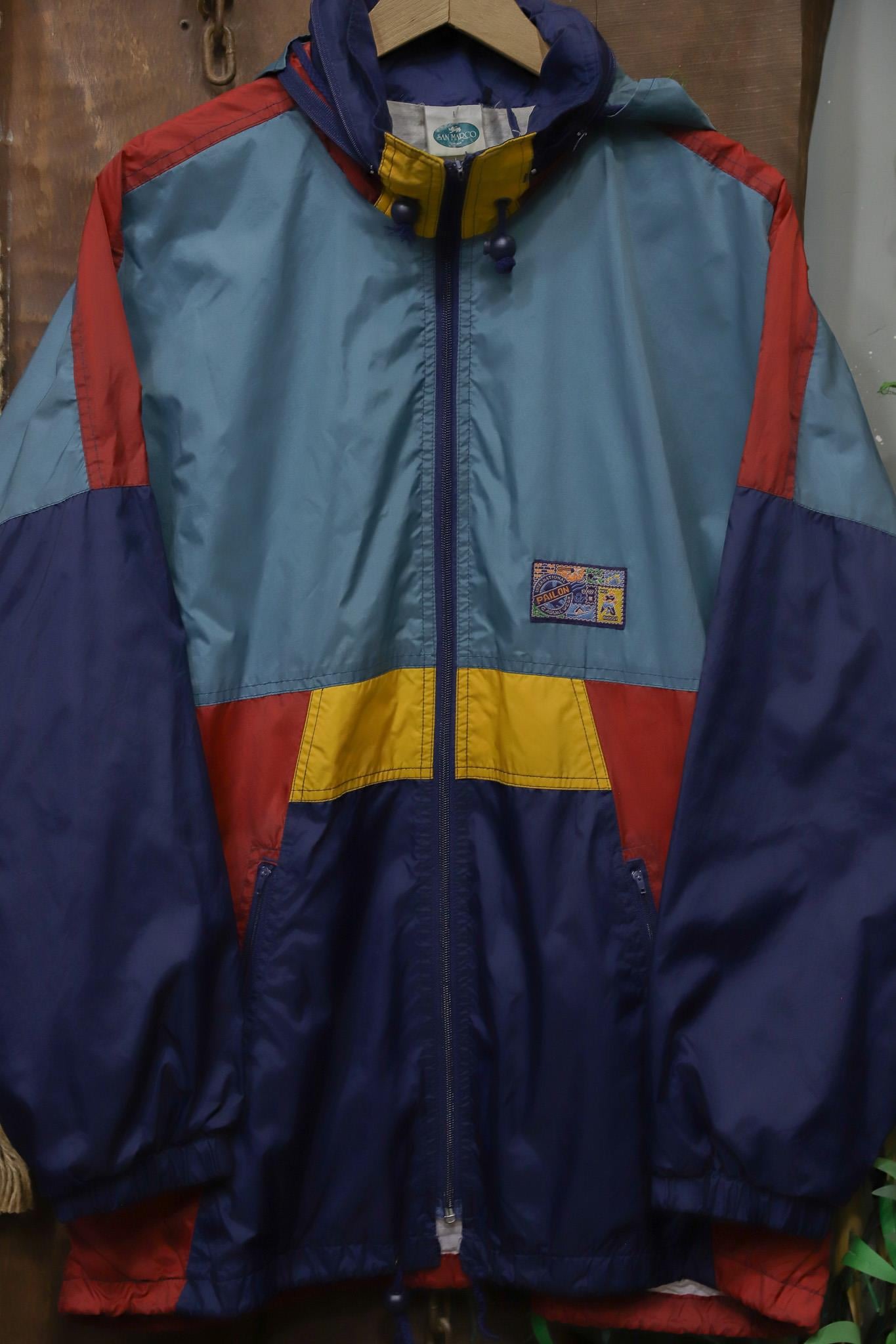 90s Sporty Oversize Yağmurluk/Ceket