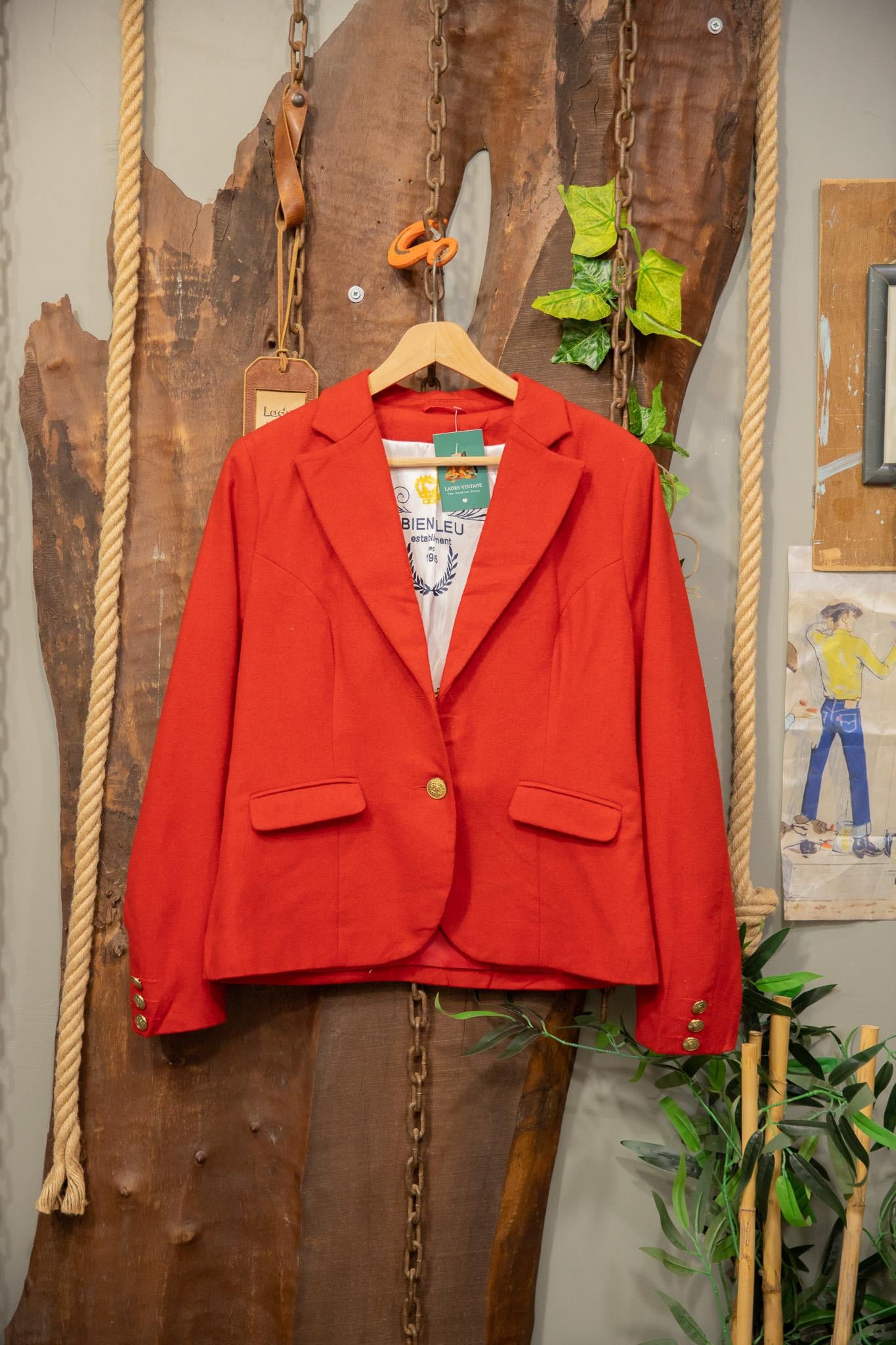 90s Wool Classic Kadın Ceket