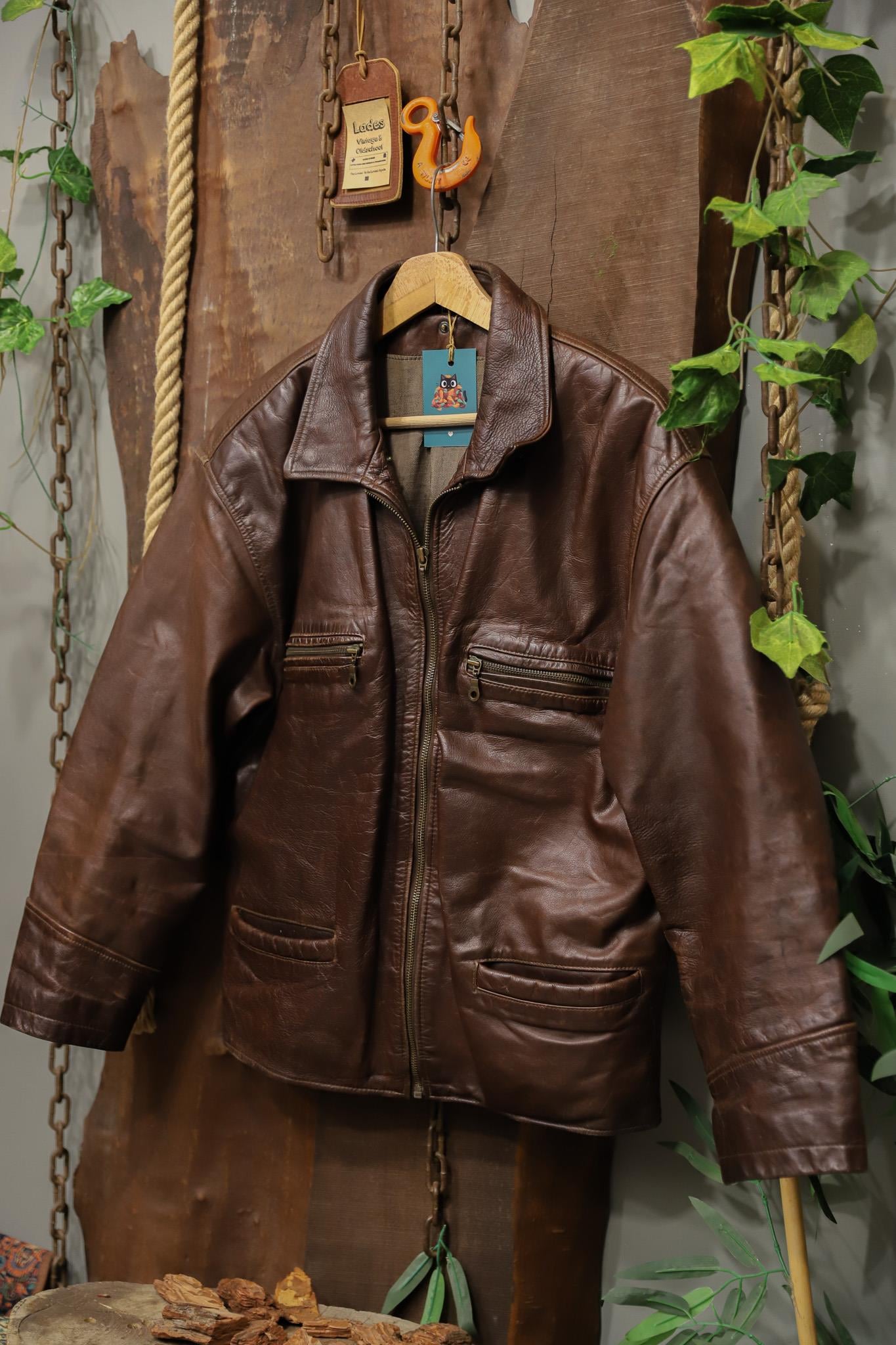 Acı Kahve American Biker Classic Deri Ceket