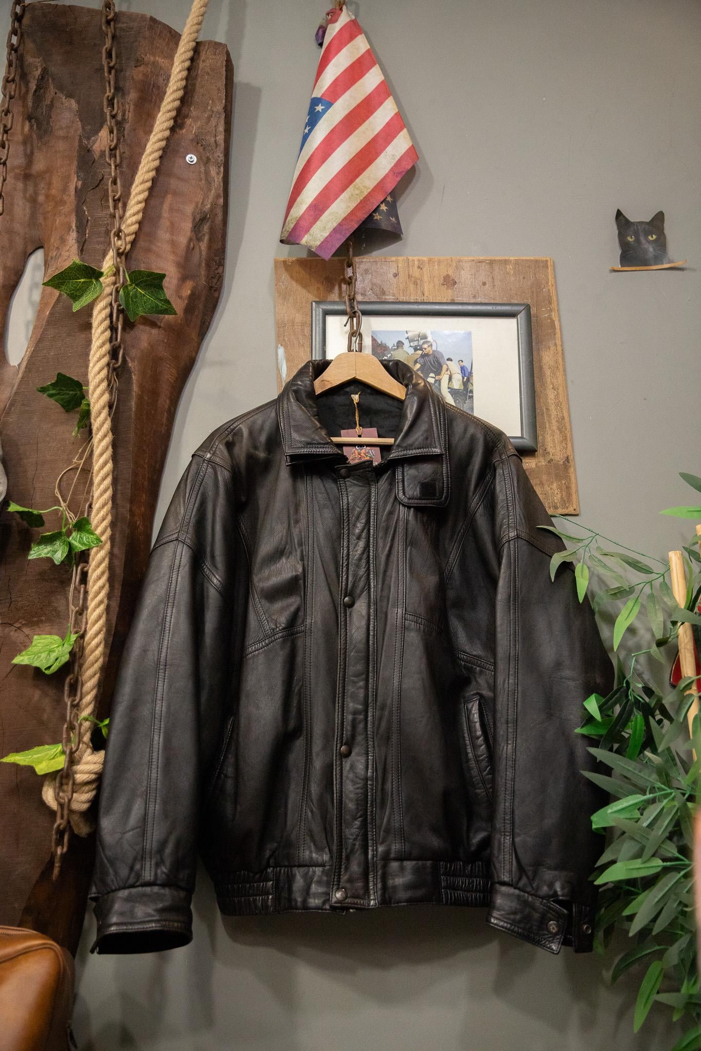 American Style Bomber Deri Ceket