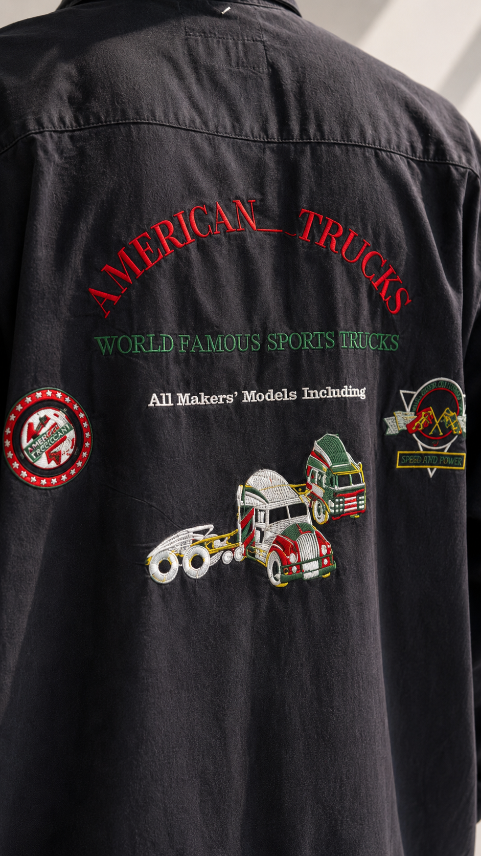 American Trucks Nakışlı Gömlek