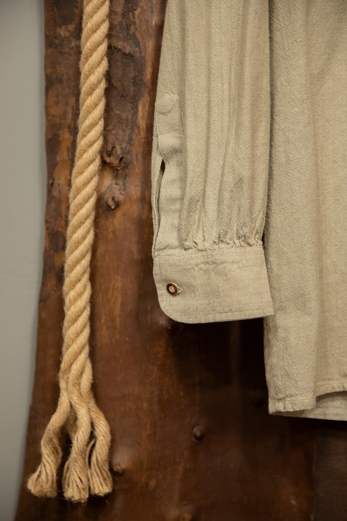 Austrian Bavyera Boho Keten Gömlek