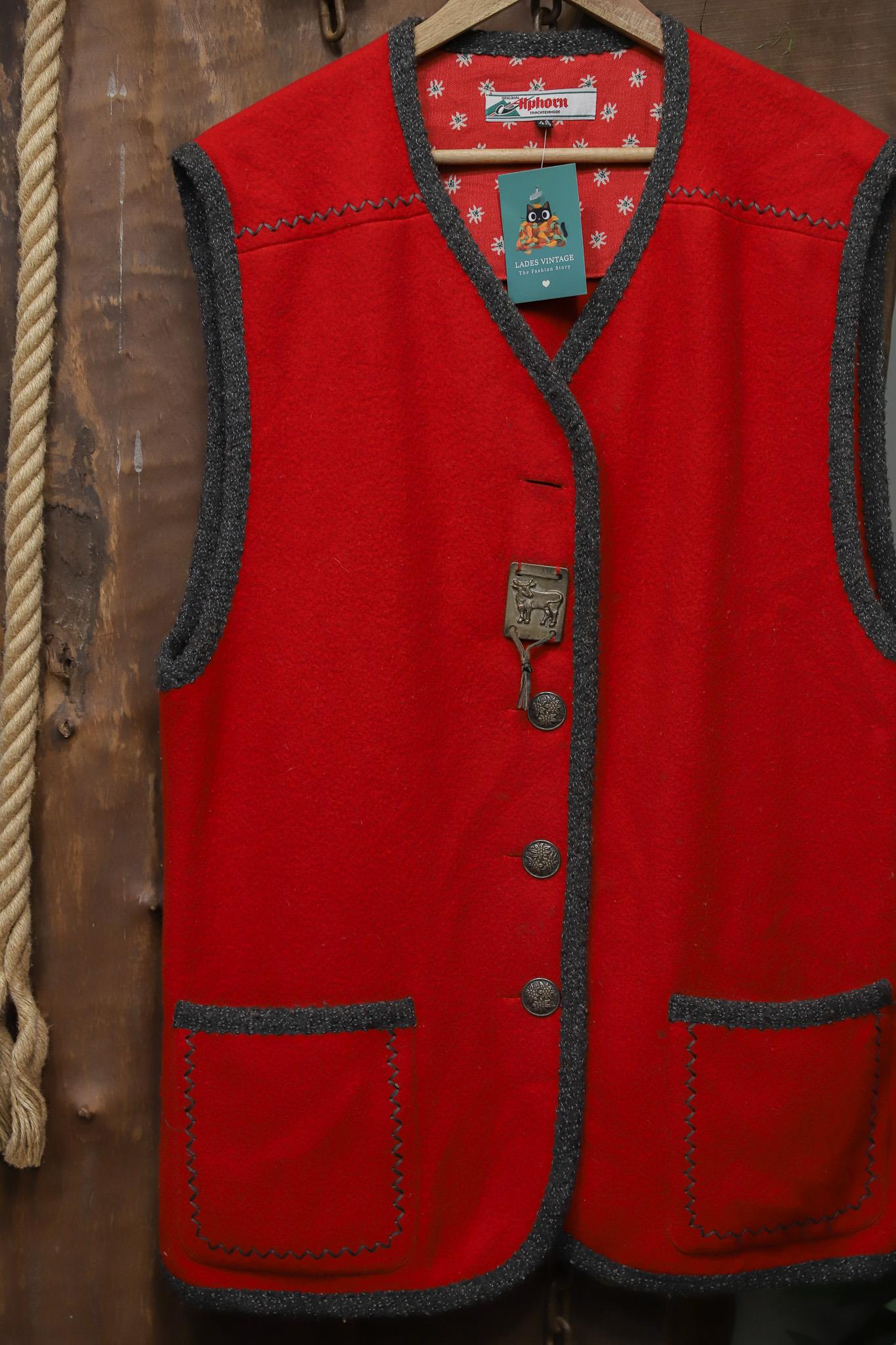 Austrian Bavyera Wool Yelek/Ceket