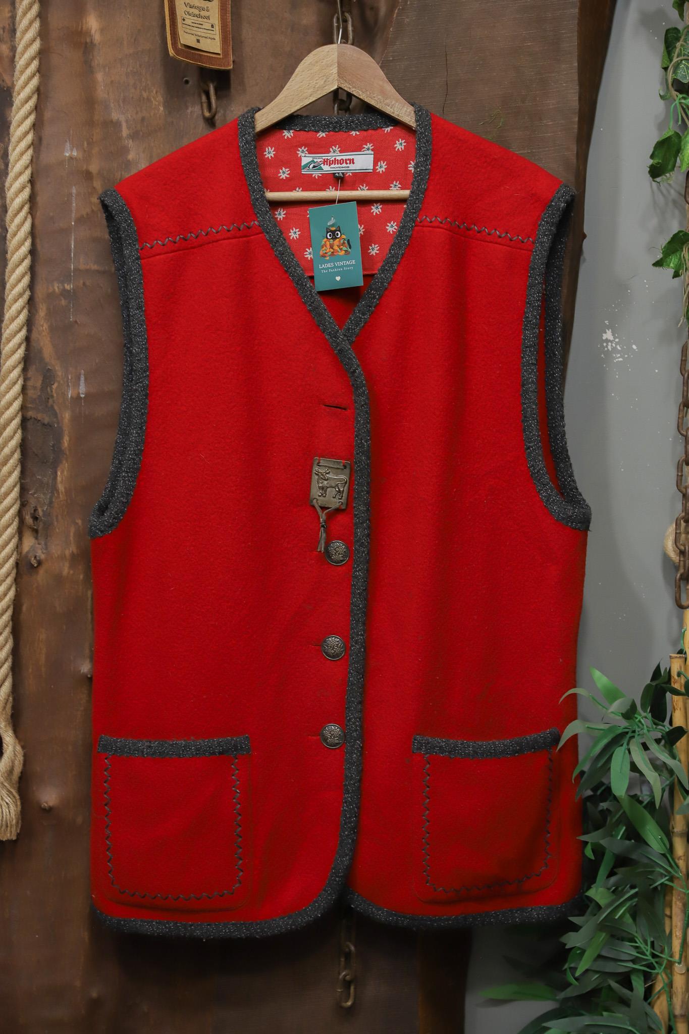 Austrian Bavyera Wool Yelek/Ceket