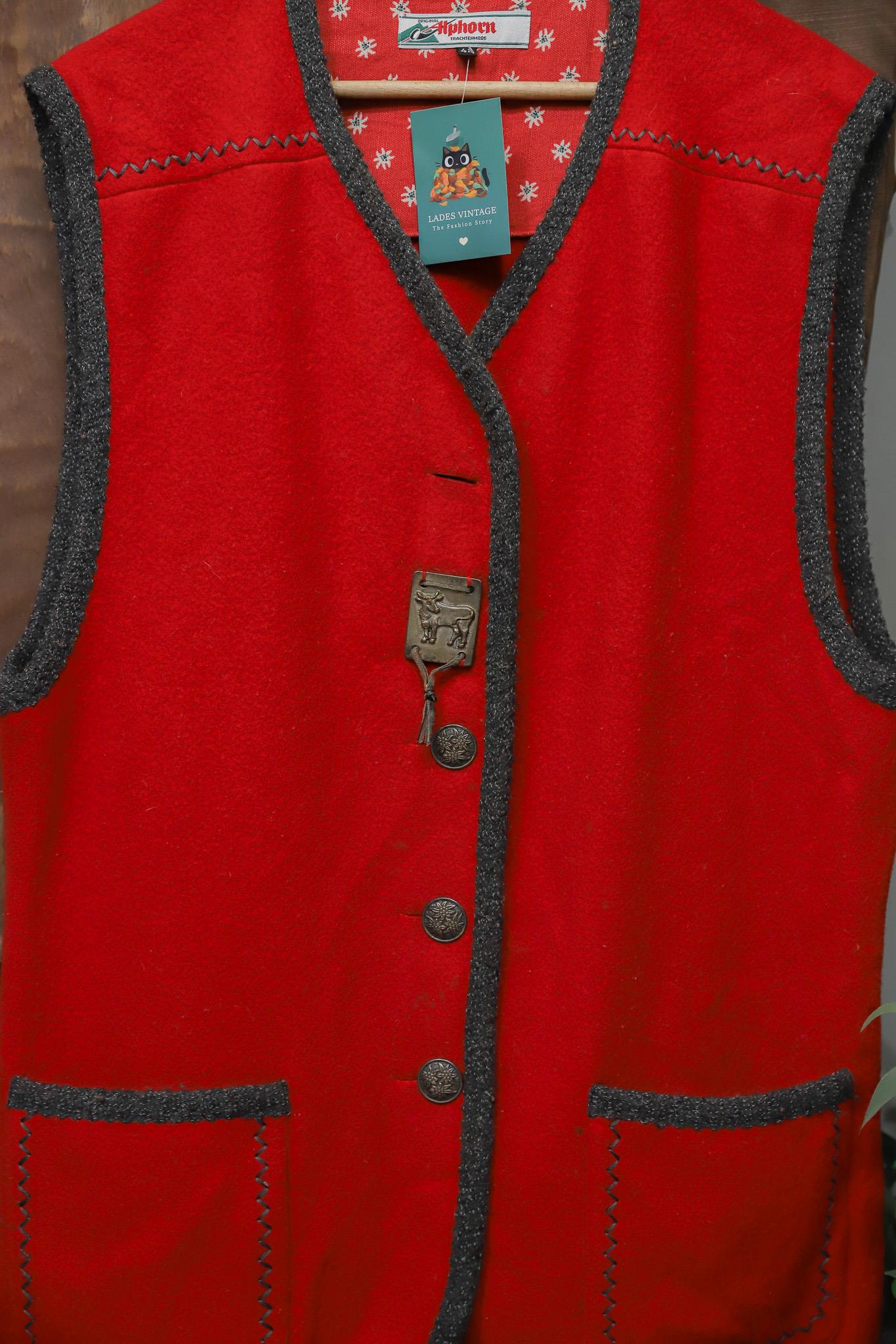 Austrian Bavyera Wool Yelek/Ceket