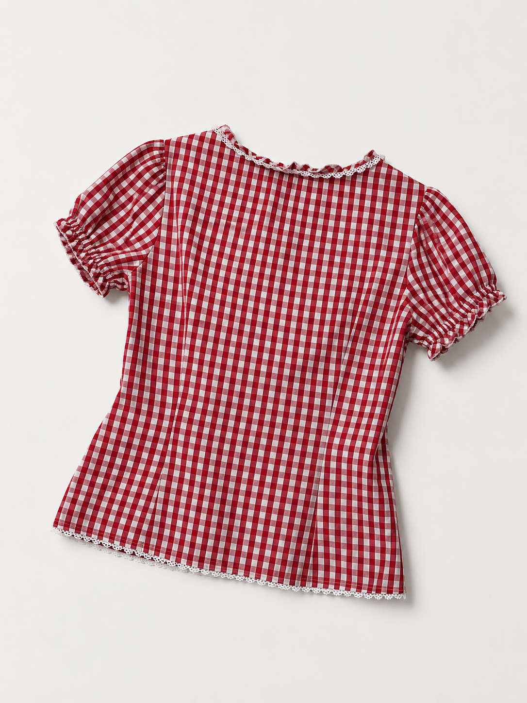 Austrian Nakışlı / Ekoseli Blouse