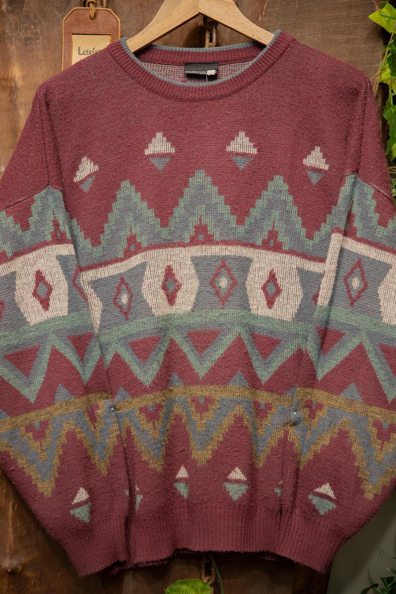 Aztec 90s Örgü Kazak