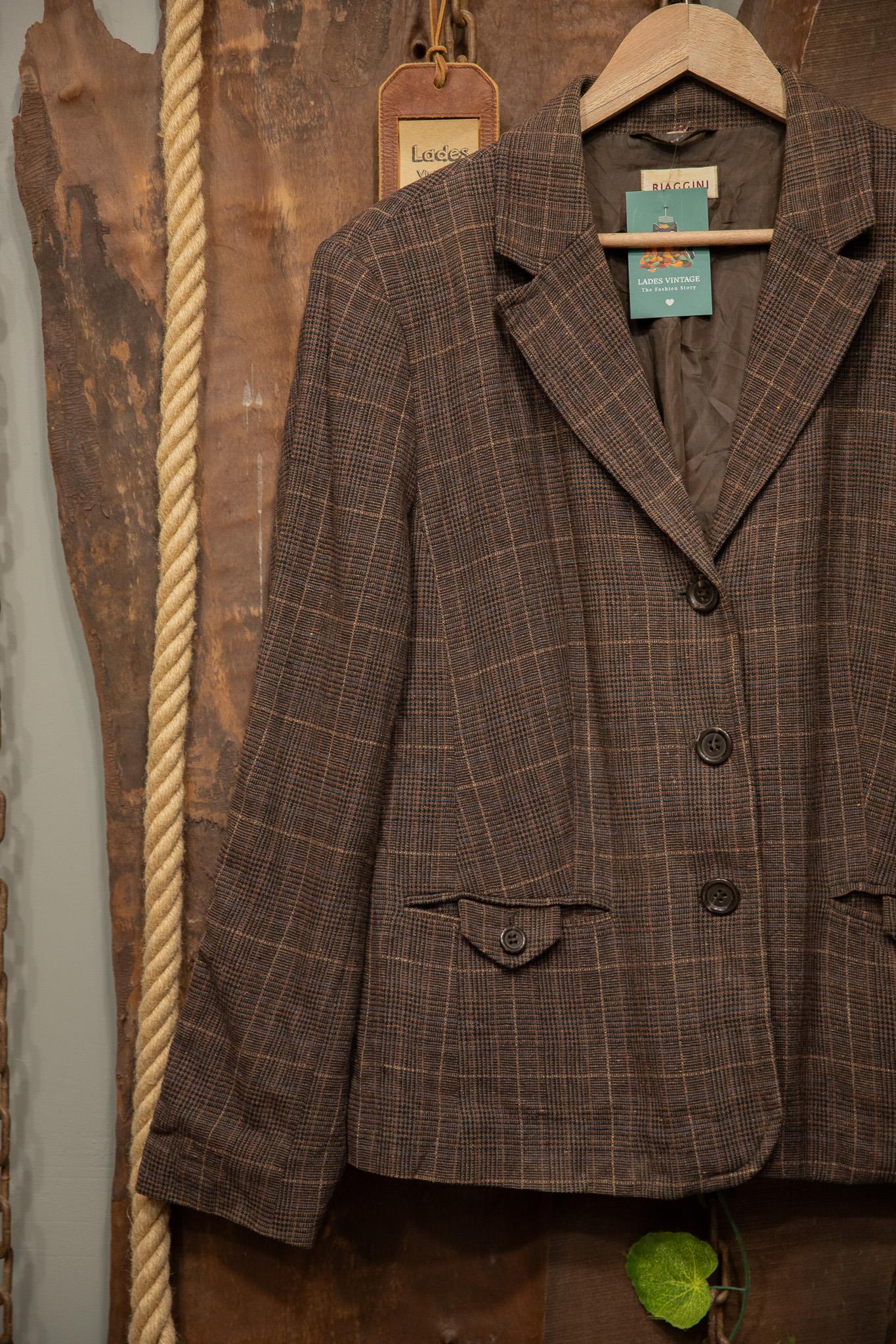 BIAGGINI Tweed Classic 90s Ceket