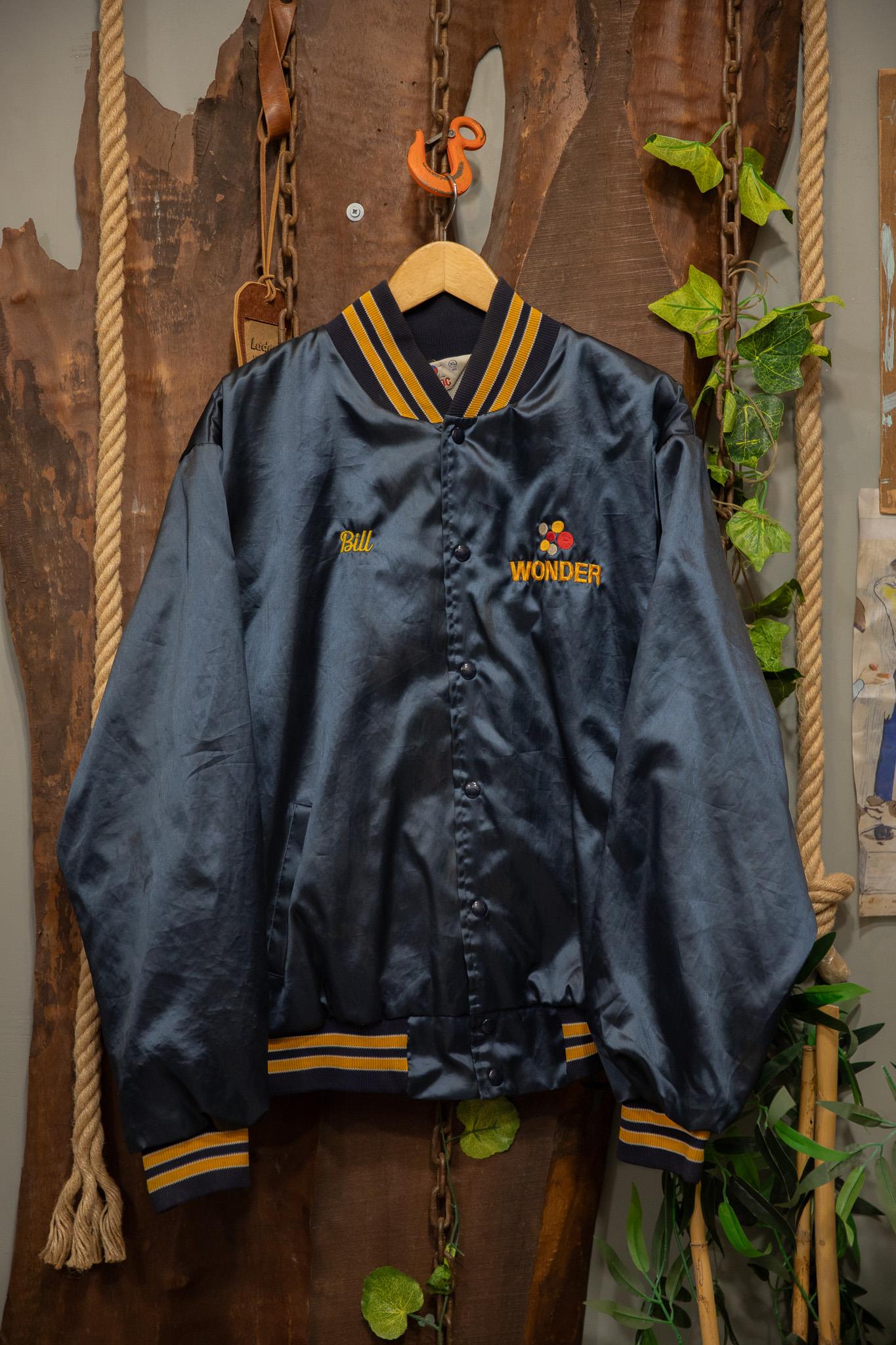Bill Wonder Satin Kolej Bomber Ceket