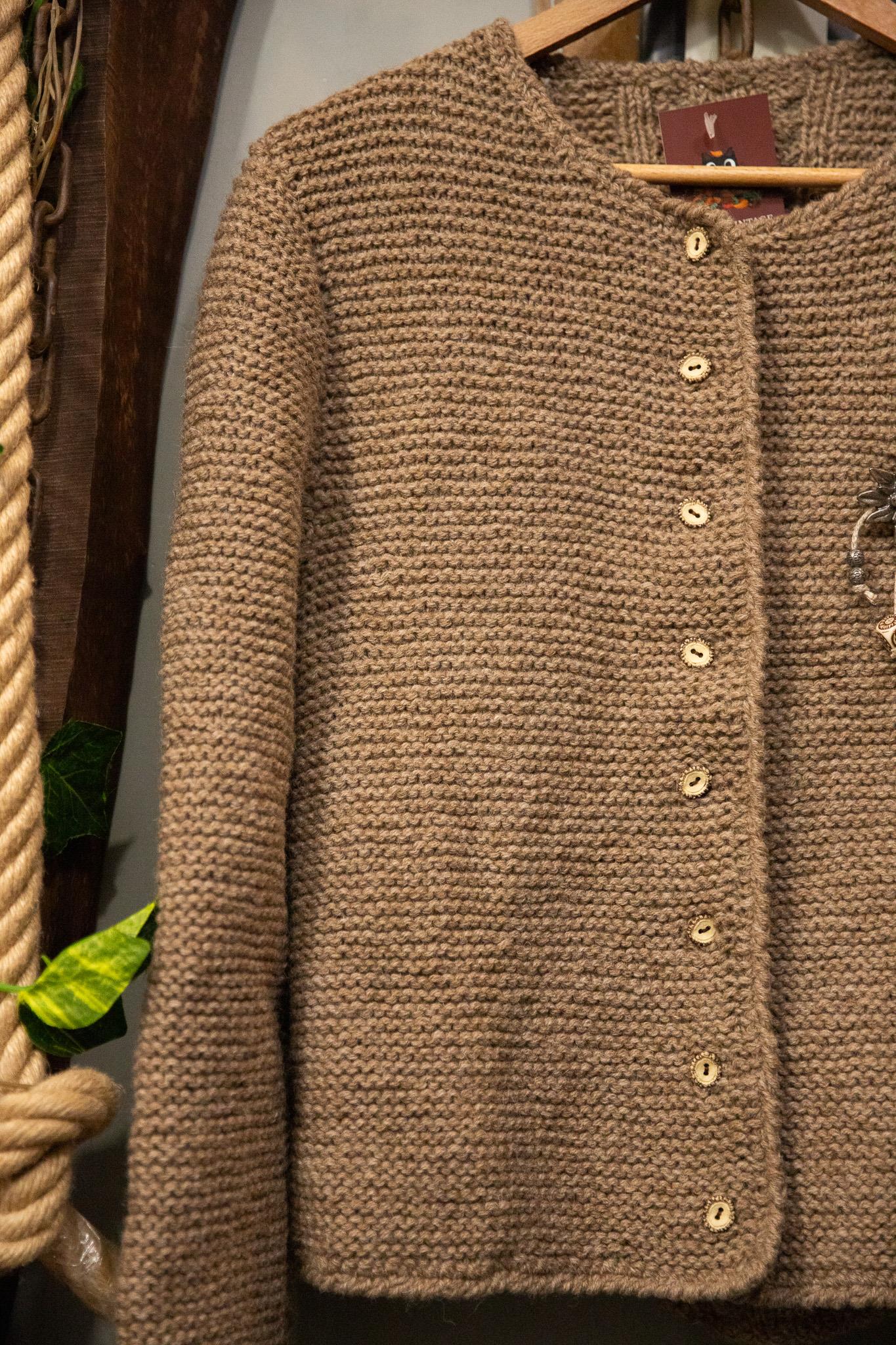 Brown Austrian Wool Ceket-Hırka