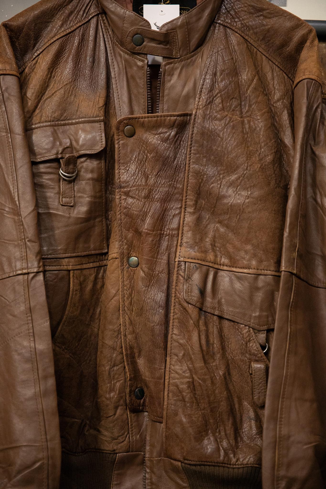 Brown Bomber Deri Ceket