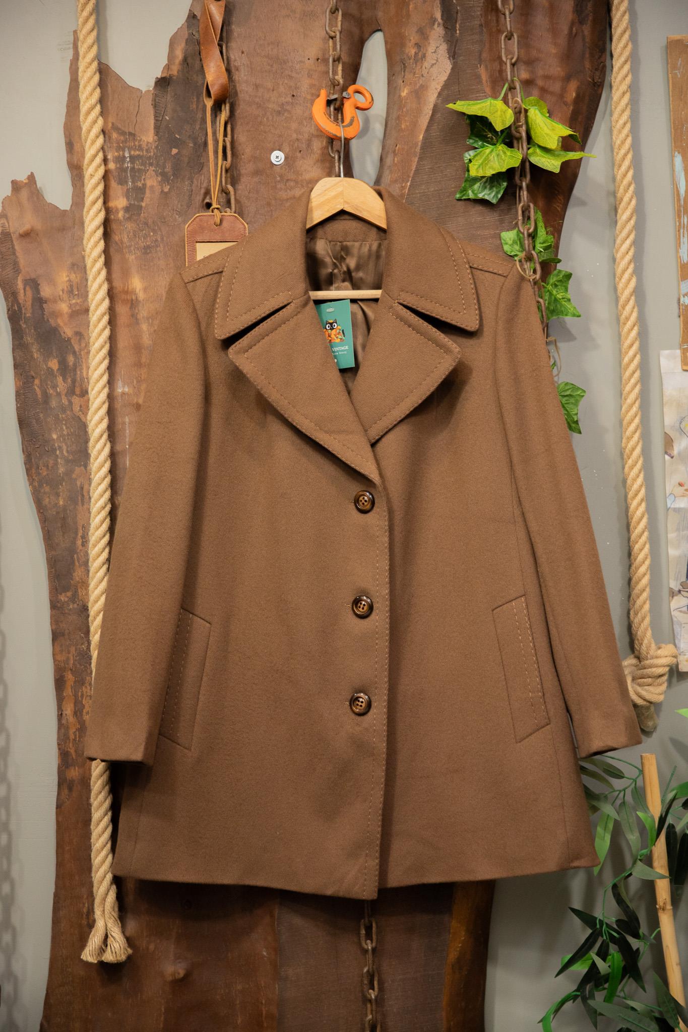 Camel Classic Oversize Kaşe Kaban